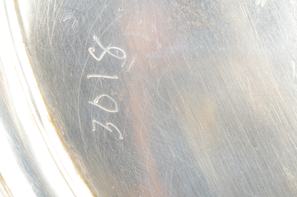 International Silver Co. Sterling Tea and Coffee Set and Silver Plate Tray