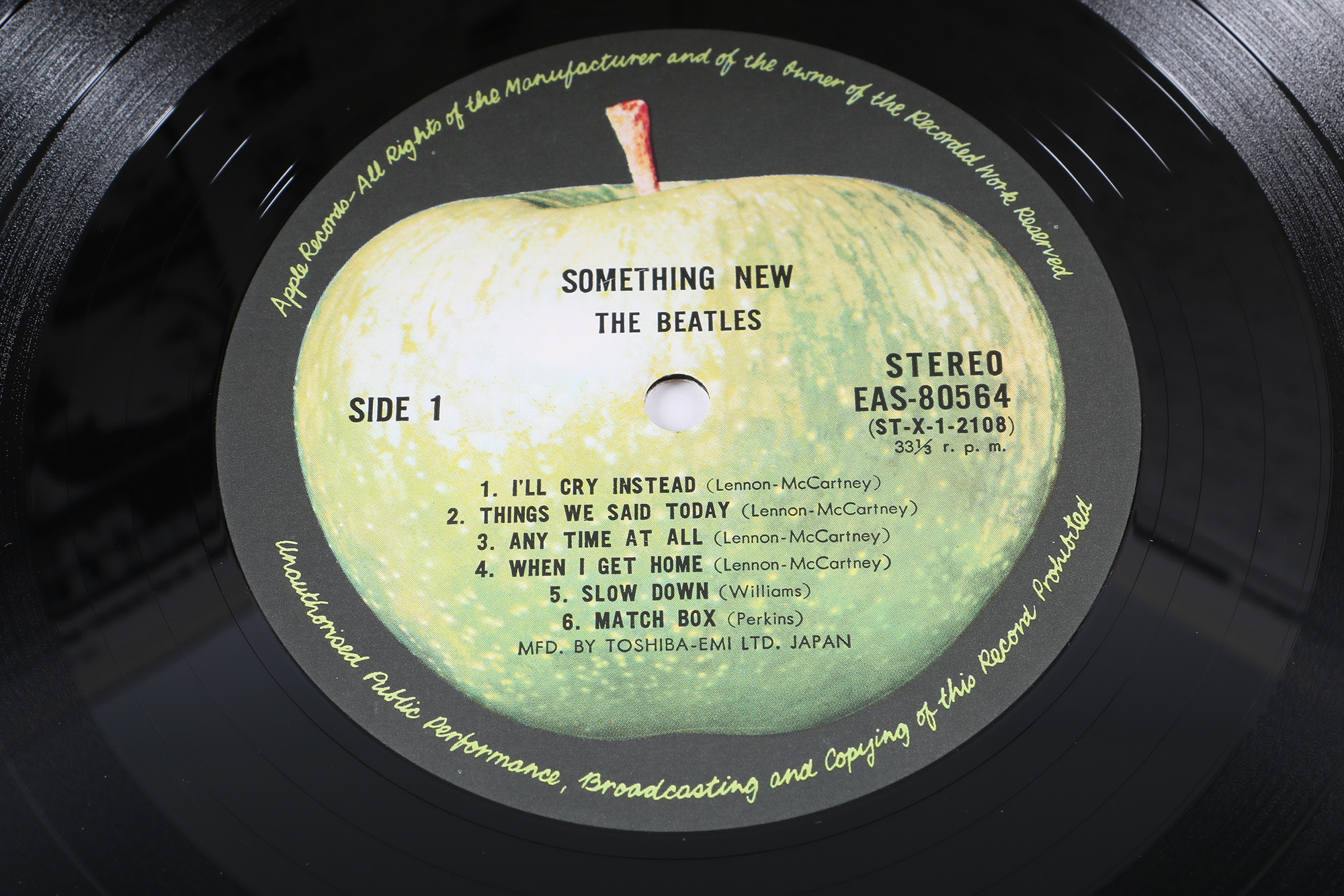 The Beatles "Something New" 1976 Japanese Pressing LP