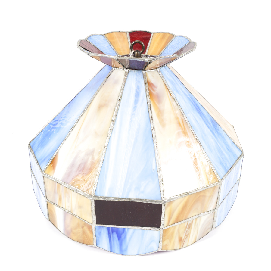 Slag Glass Lamp Shade