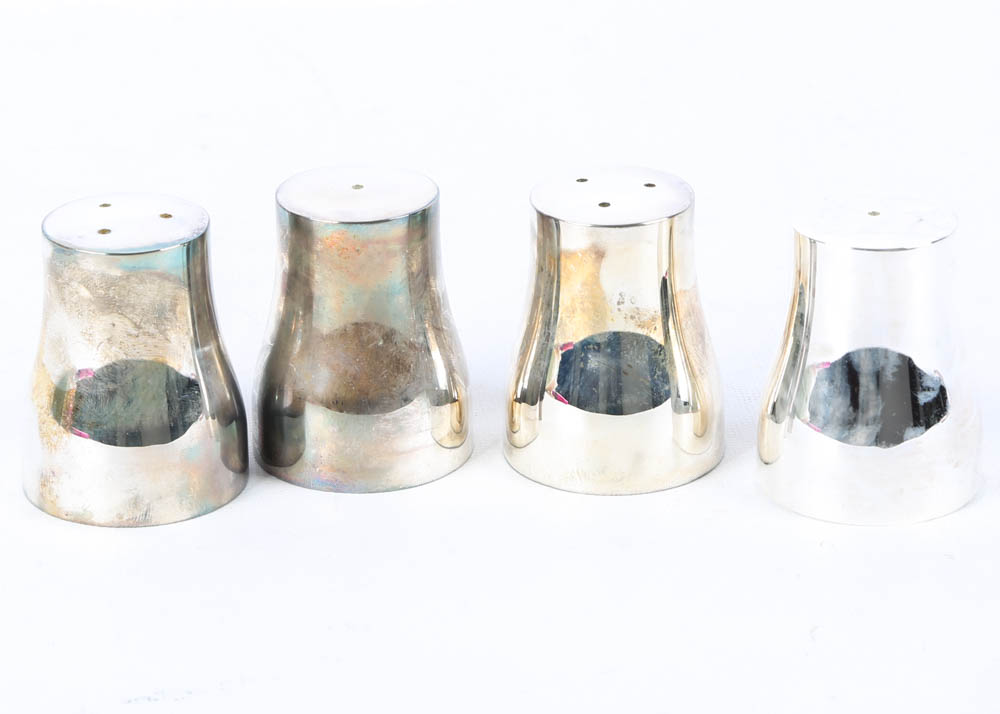Godinger for Neiman Marcus Silver Plate Salt and Pepper Shaker Sets
