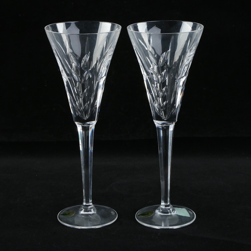 Waterford Crystal "America's Heritage" Champagne Flutes