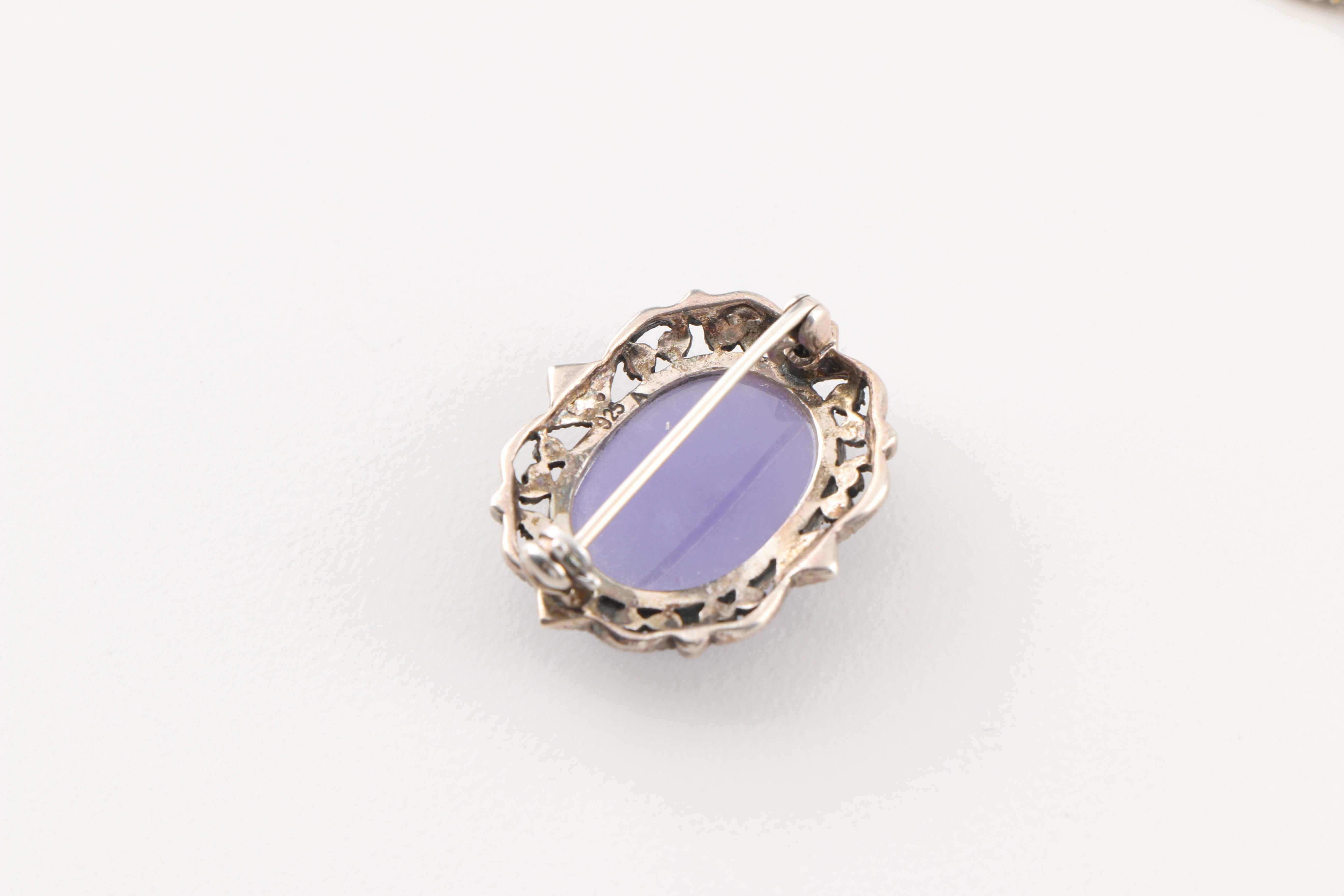 Assortment Of Sterling Silver Jewelry Including Diamonds
