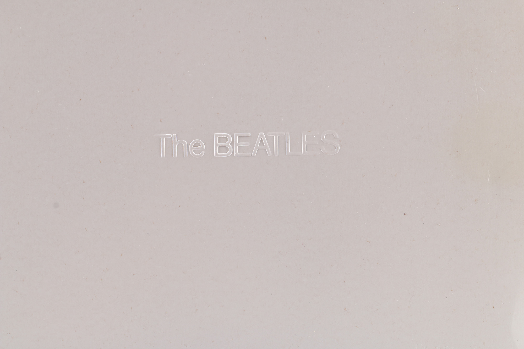 The Beatles "White Album" 1976 German Pressing LP on White Vinyl