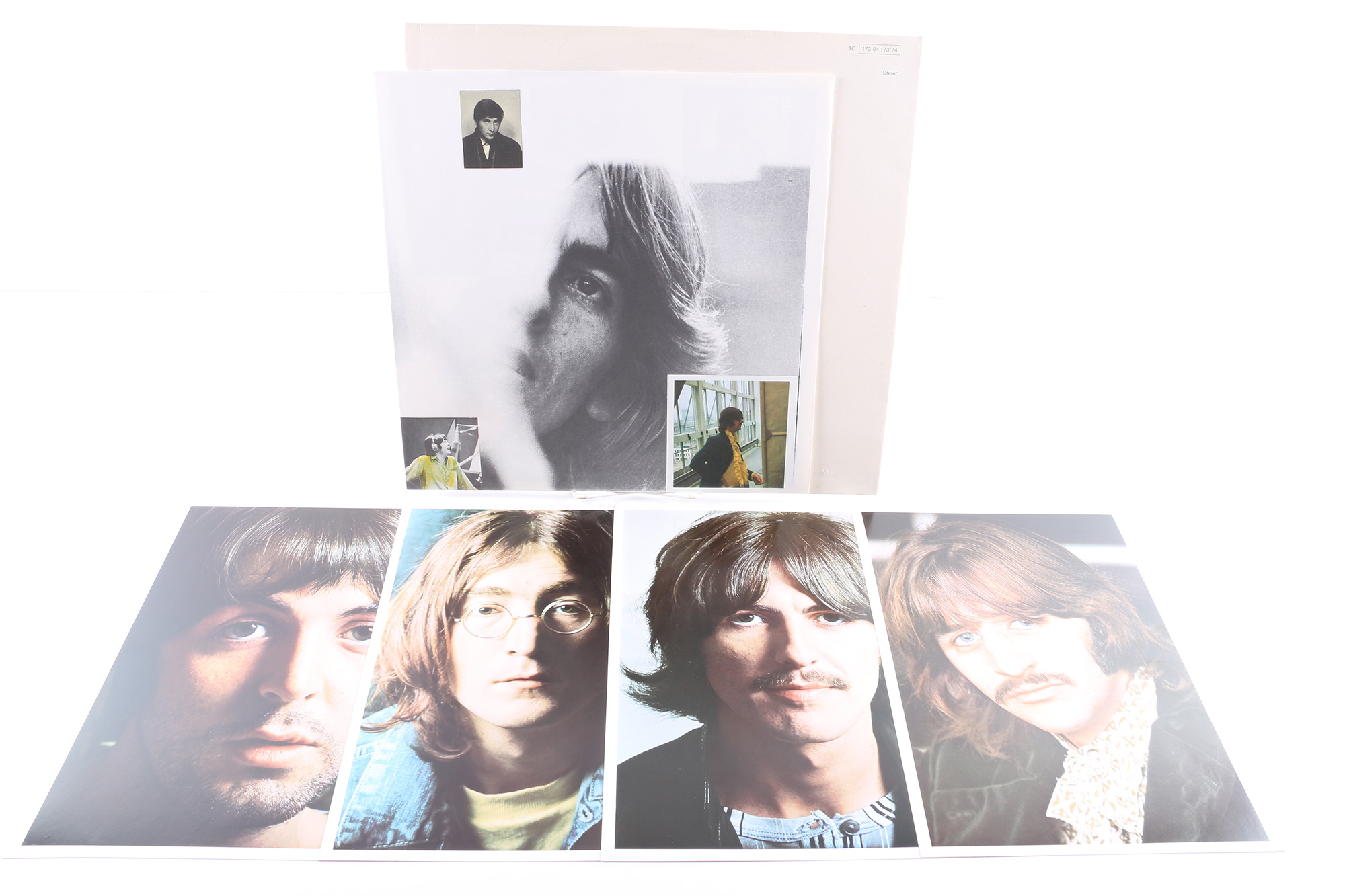 The Beatles "White Album" 1976 German Pressing LP on White Vinyl