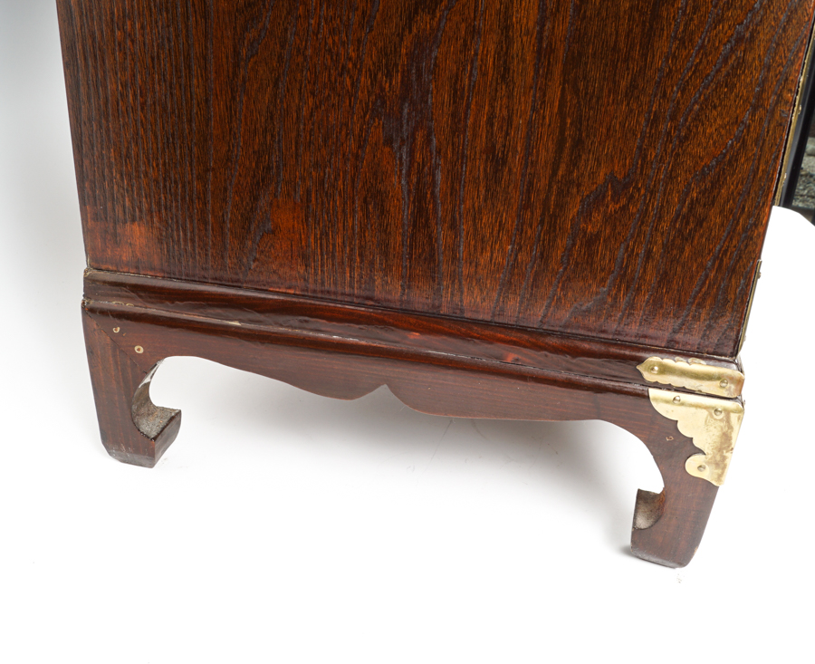 Korean Elm and Brass Chest of Drawers