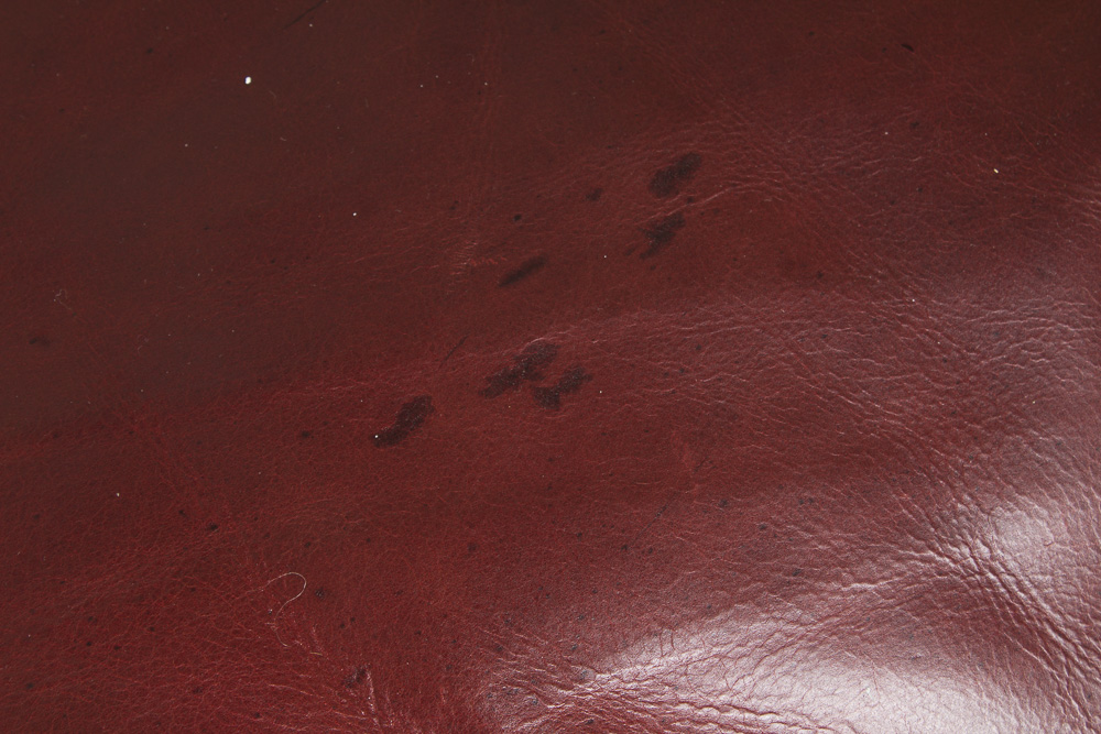 Ultrasuede and Leather Upholstered Couch By Regency House