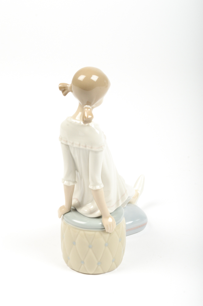 Lladró "Girl With Mother's Shoe"