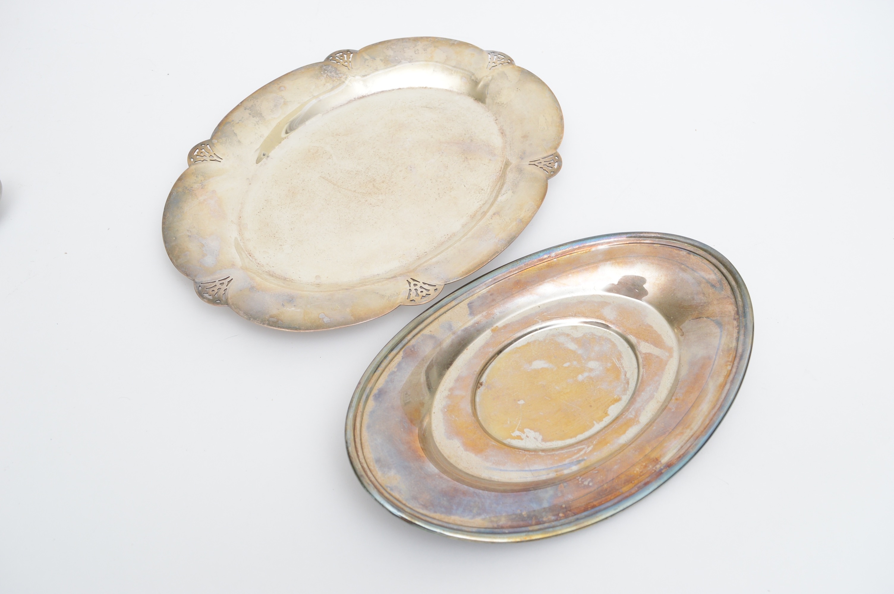 Sheridan Silver Plate Wine Chiller and Other Assorted Silver Plate Tableware