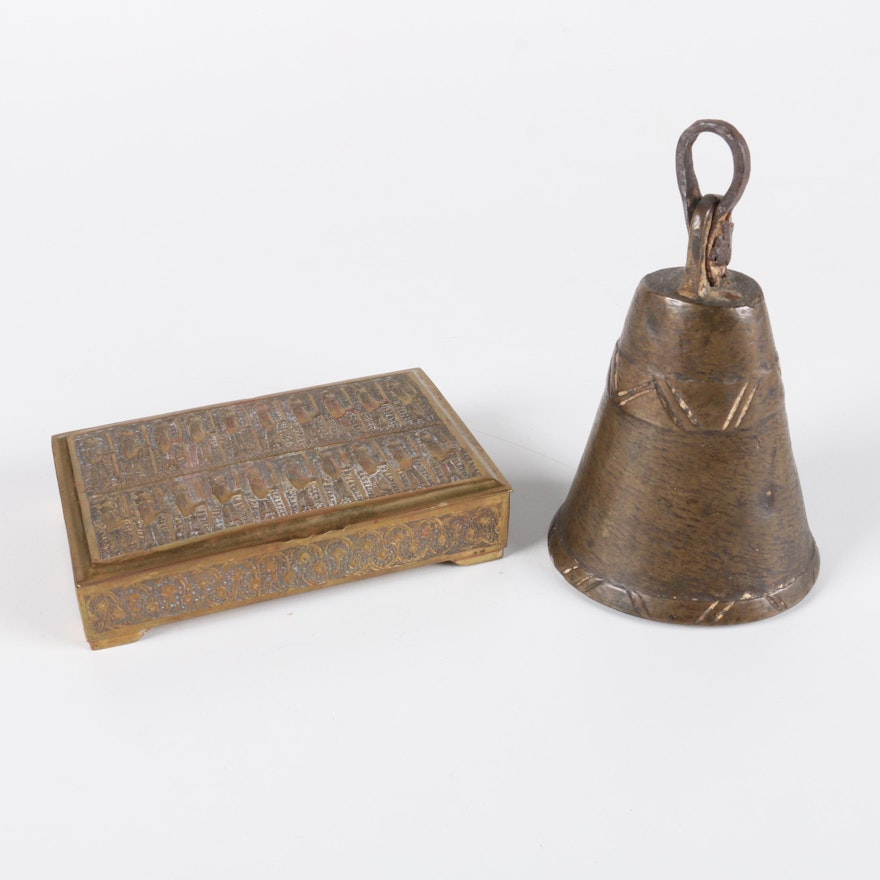 Brass Box and Bell