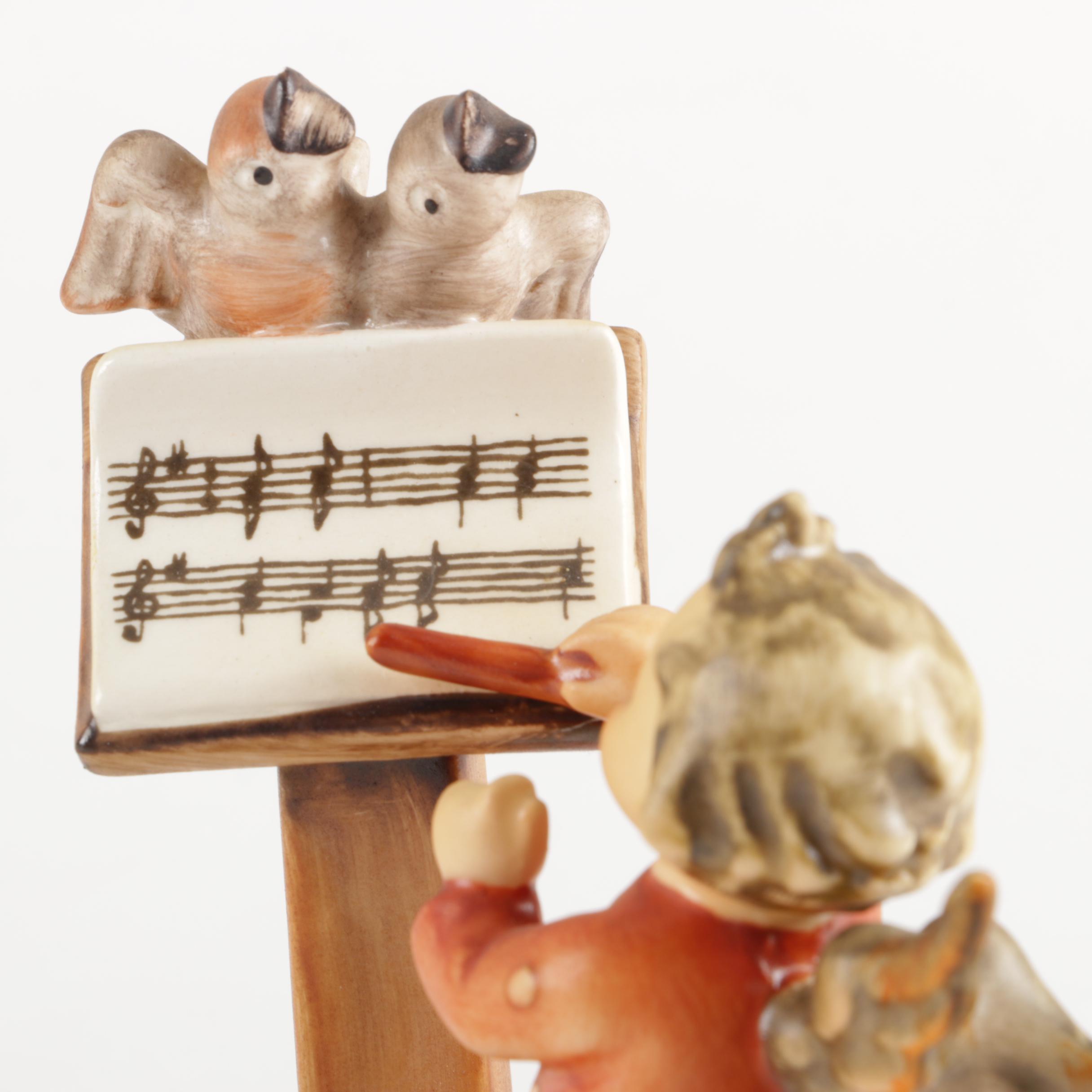 "Little Gabriel" and "Bird Duet" Hummel Figurines