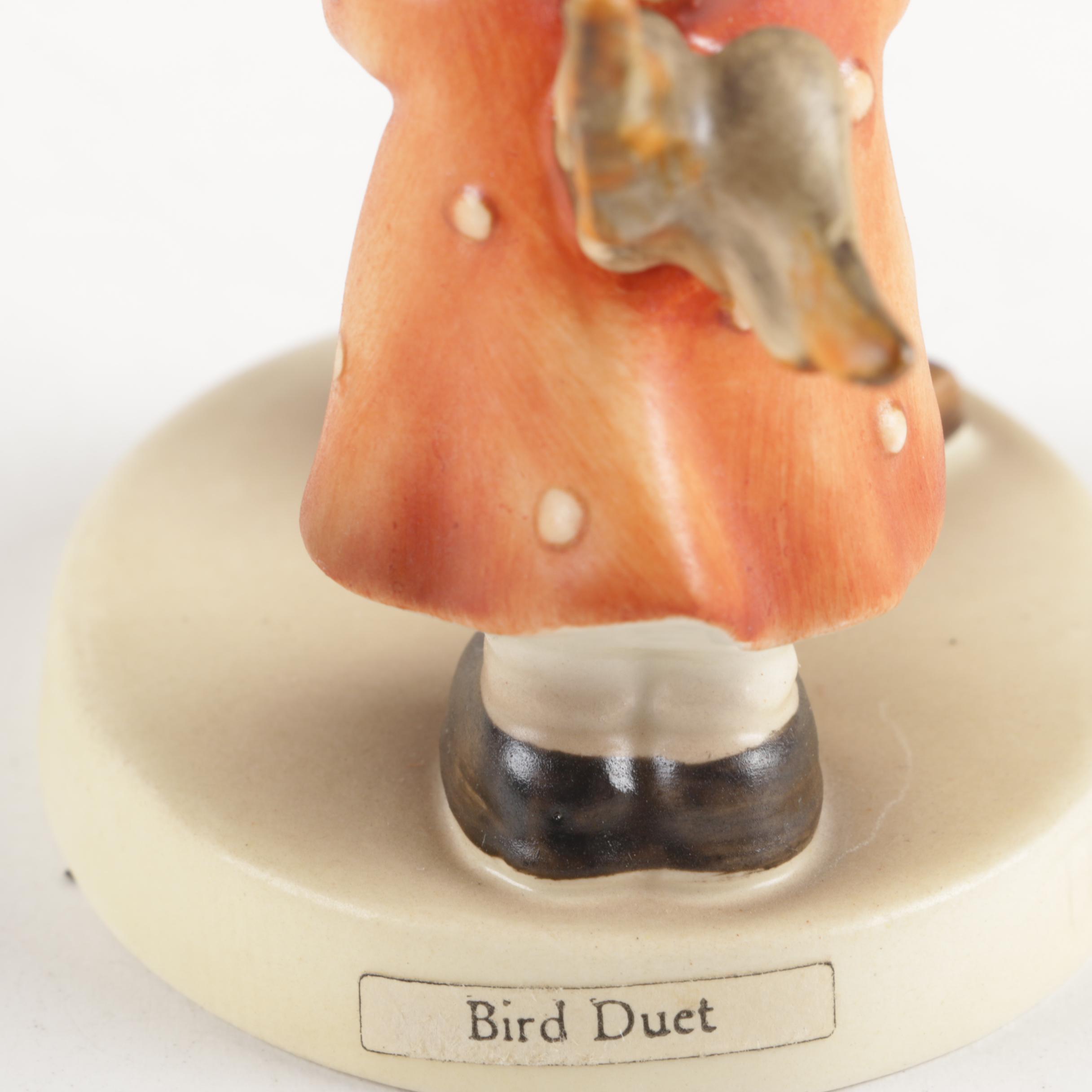 "Little Gabriel" and "Bird Duet" Hummel Figurines