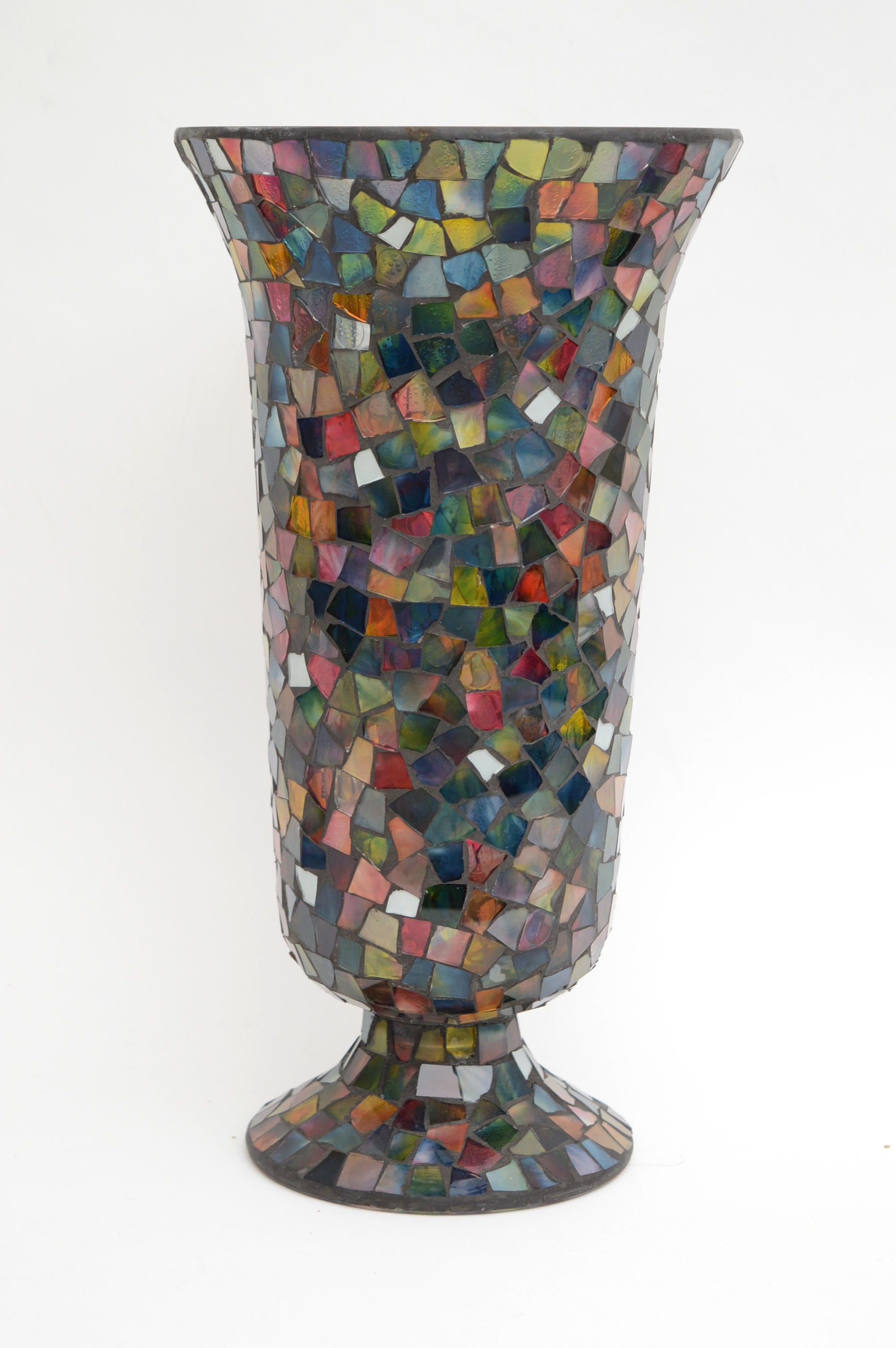Mosaic Glass Vase