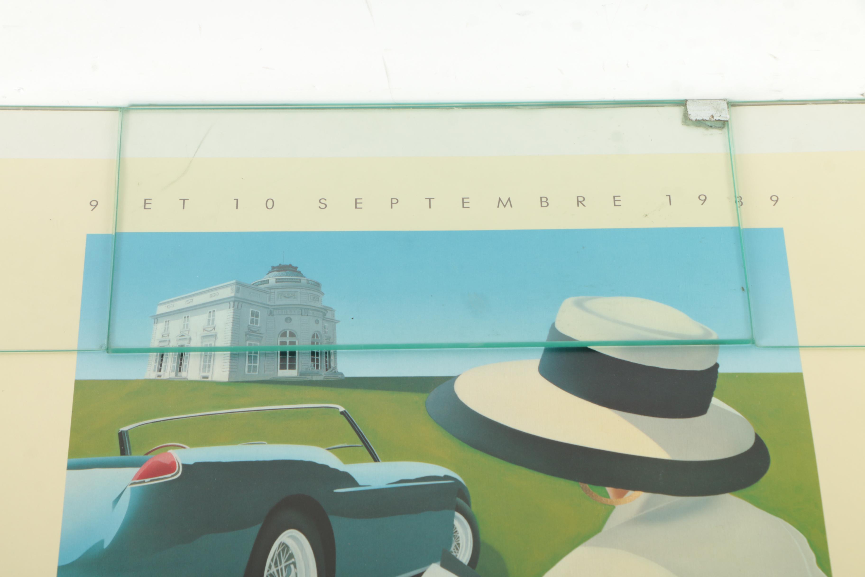 Razzia Poster "Automobiles Classiques Avec Louis Vuitton"