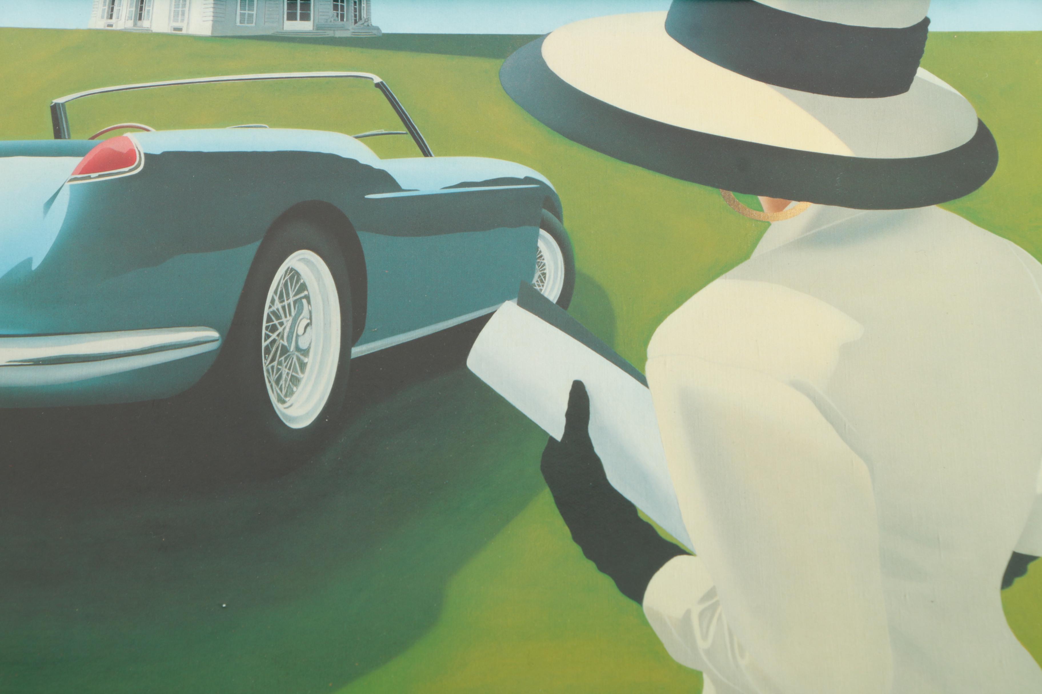 Razzia Poster "Automobiles Classiques Avec Louis Vuitton"