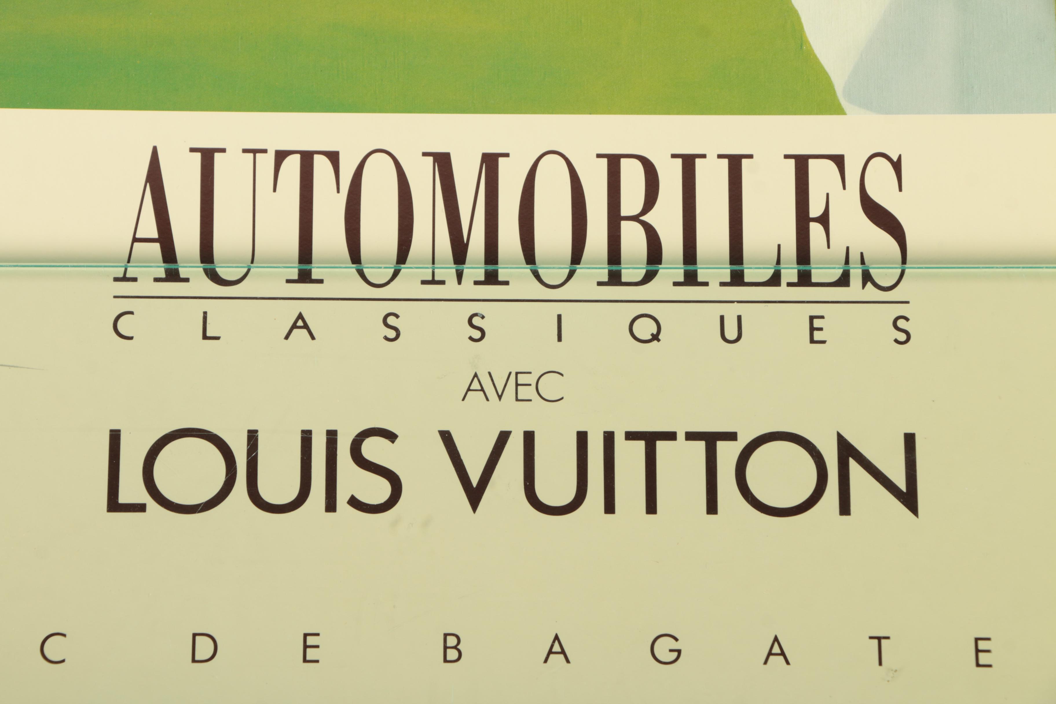 Razzia Poster "Automobiles Classiques Avec Louis Vuitton"
