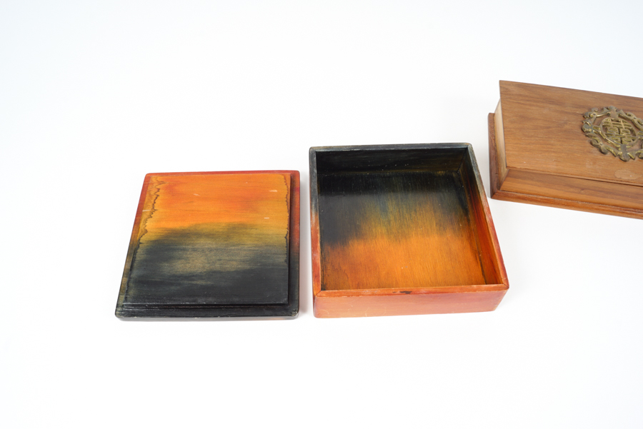 Asian Vintage Wooden Jewelry Boxes