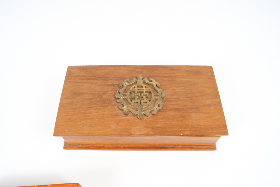Asian Vintage Wooden Jewelry Boxes