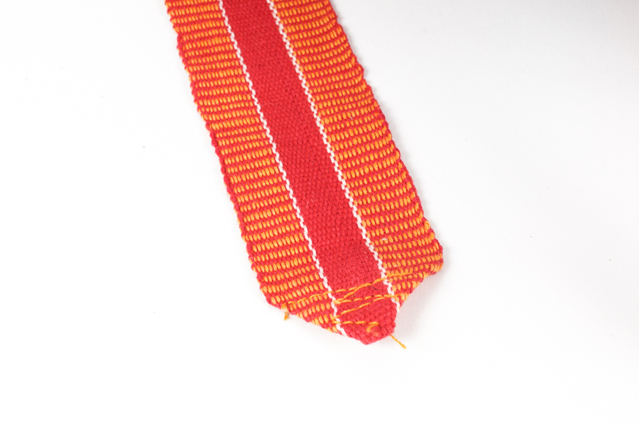 Hanging Metal Bowl with Woven Straps