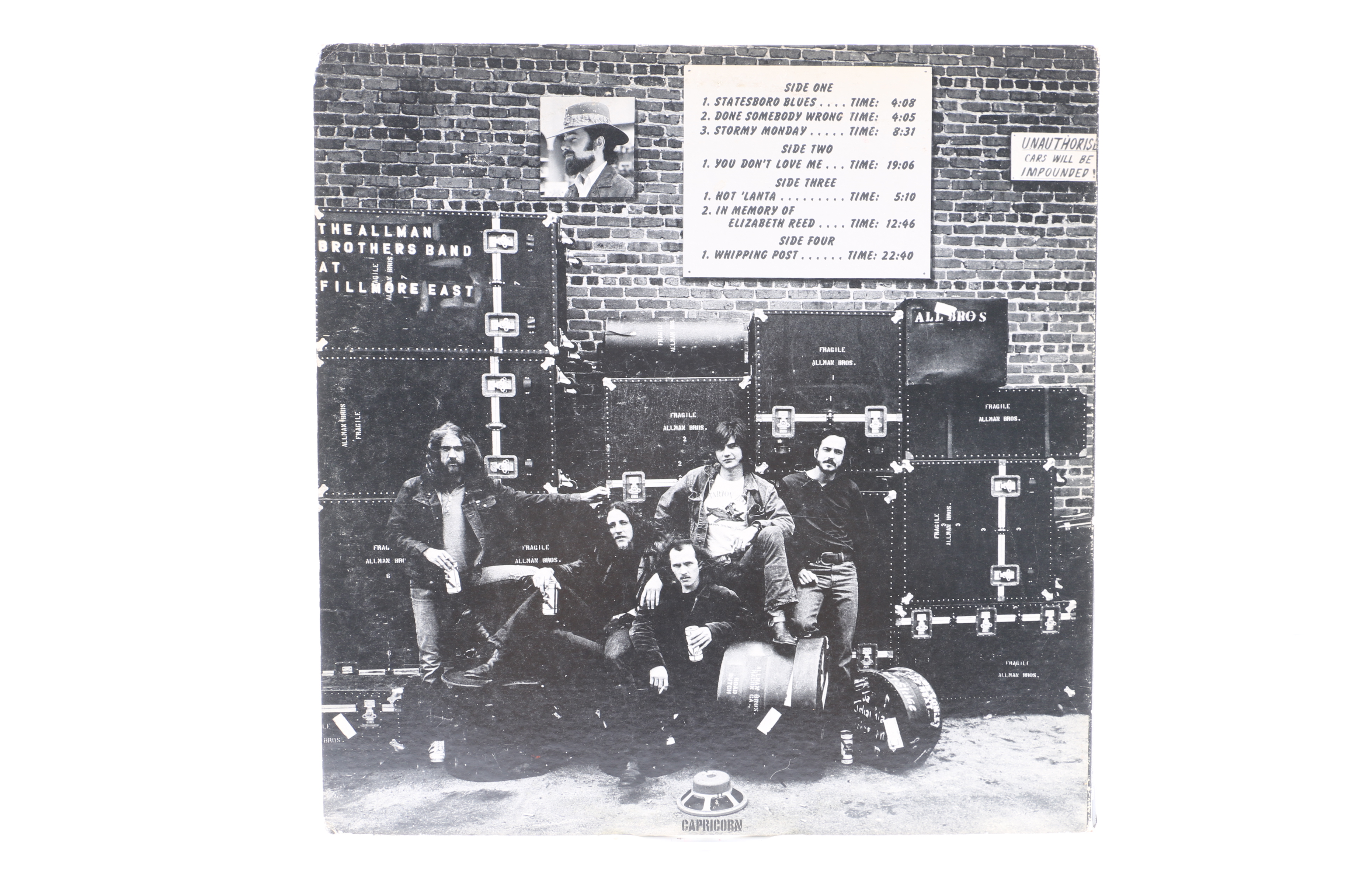 The Allman Brothers LPs Including "At Fillmore East"