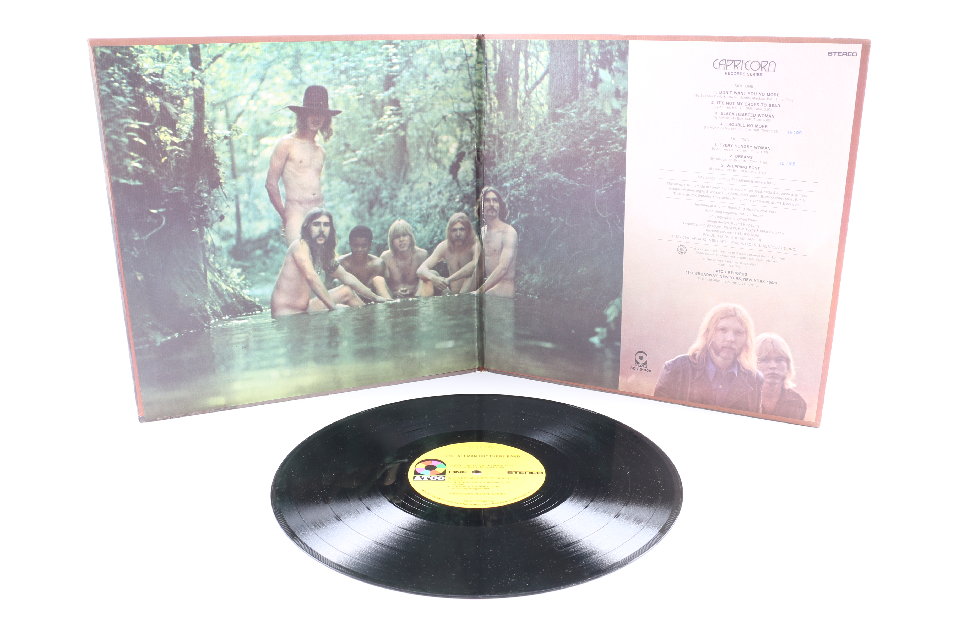 The Allman Brothers LPs Including "At Fillmore East"