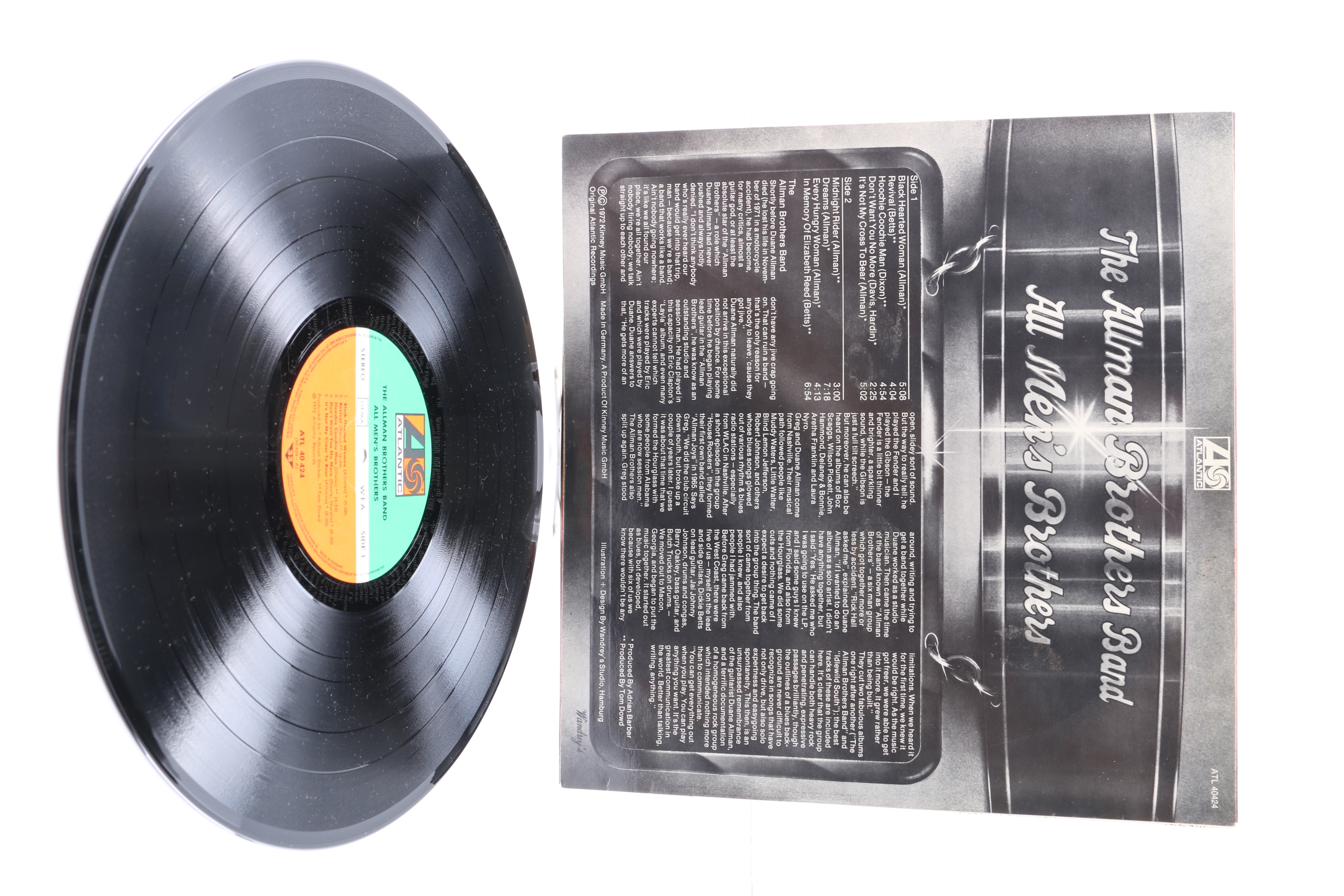 The Allman Brothers LPs Including "At Fillmore East"