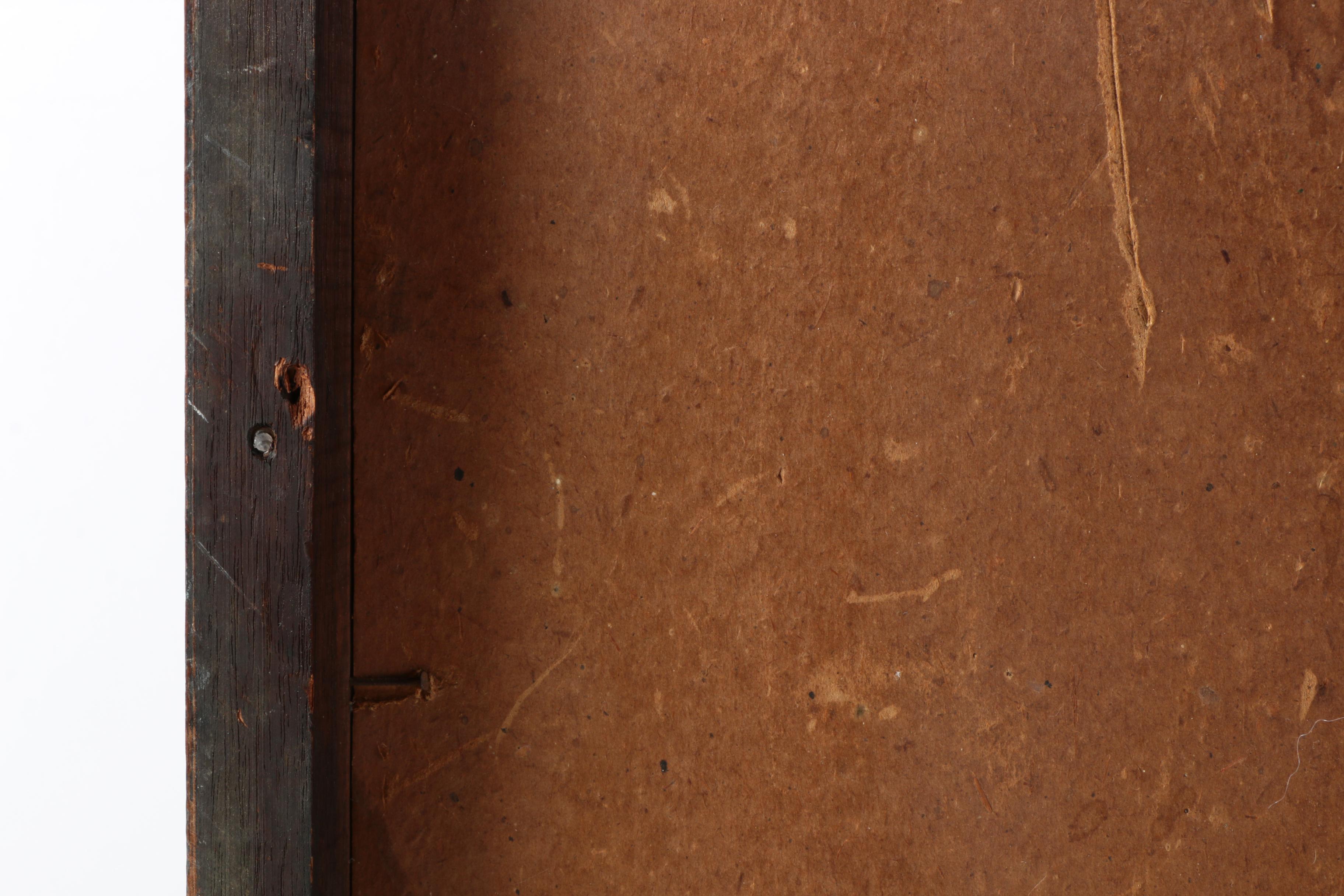 Vintage Wooden Framed Mirror