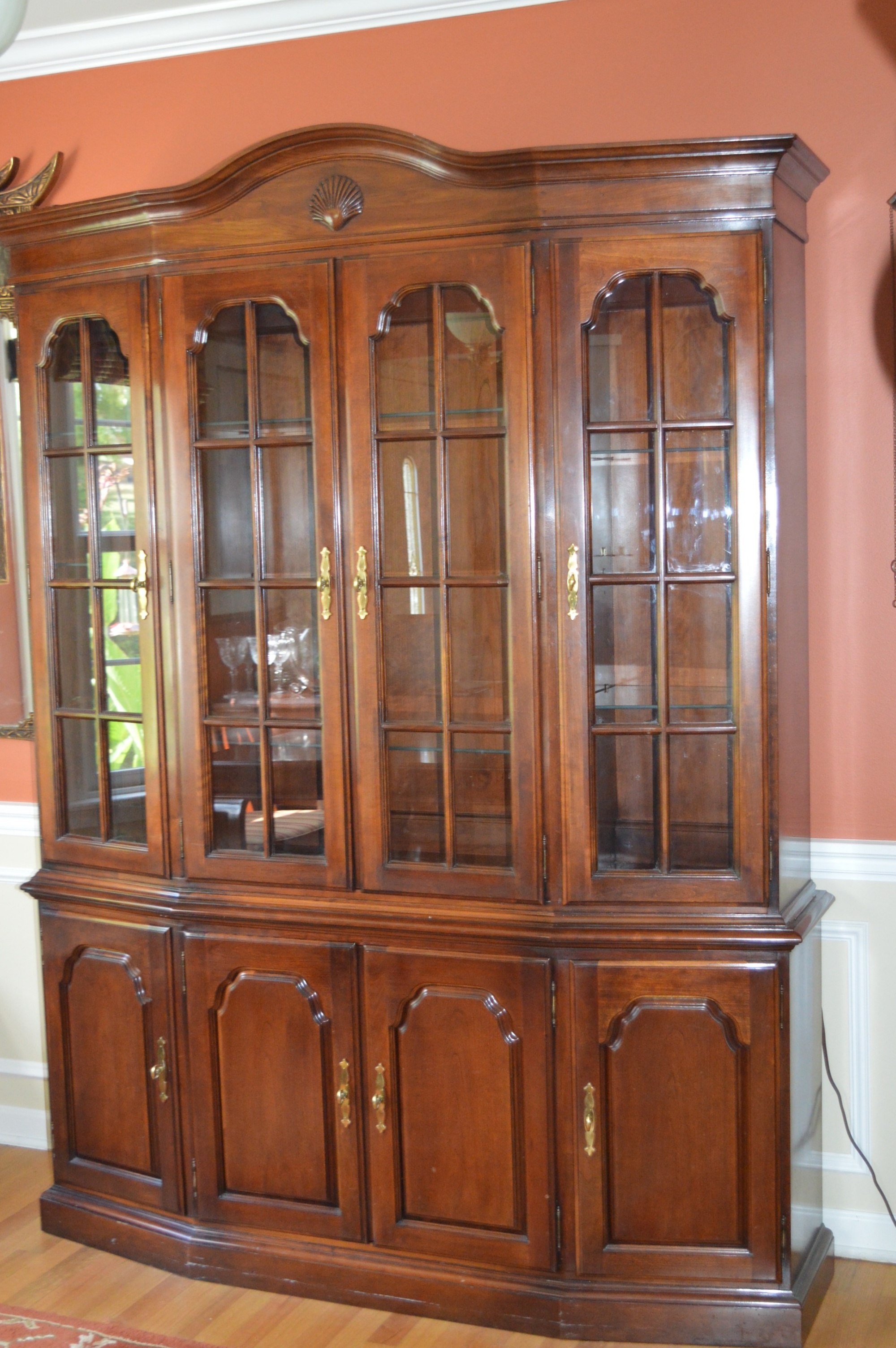 Hickory Chair Lighted China Cabinet