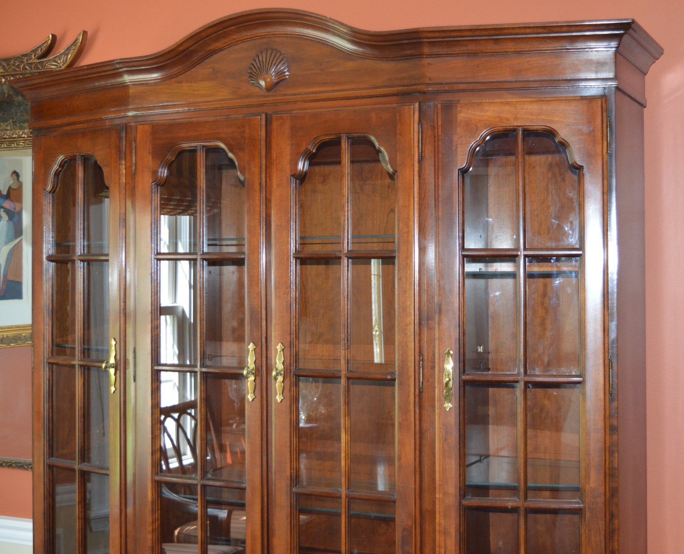 Hickory Chair Lighted China Cabinet