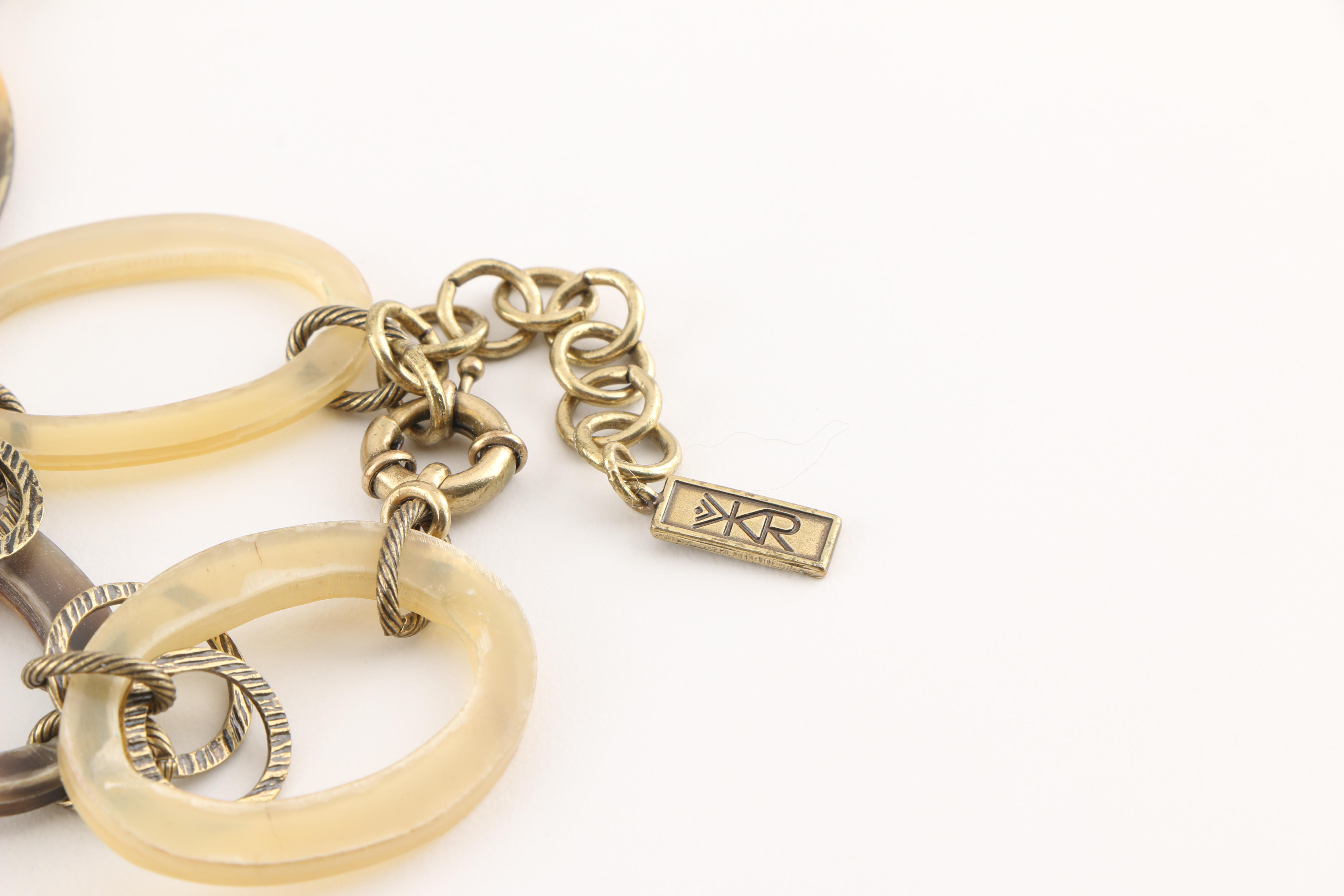 An Assortment of Costume Jewelry Featuring Franz Porcelain