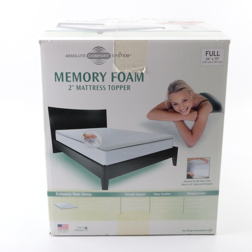 Memory Foam Mattress Topper