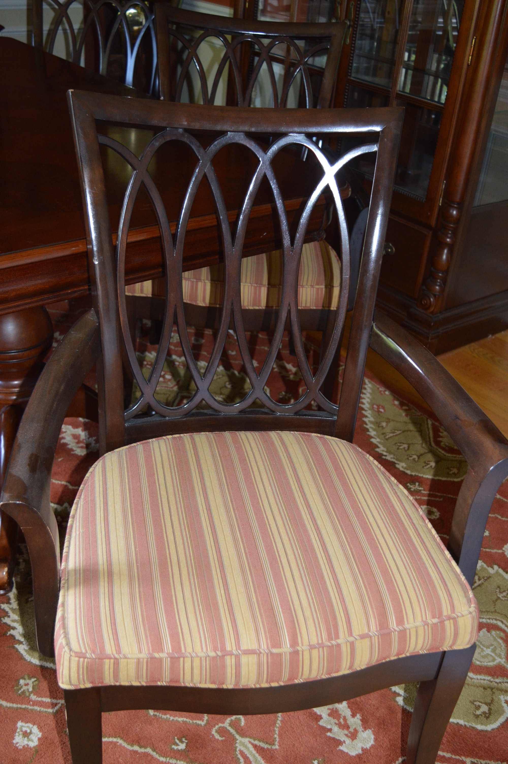 Dining Table and Eight Chairs