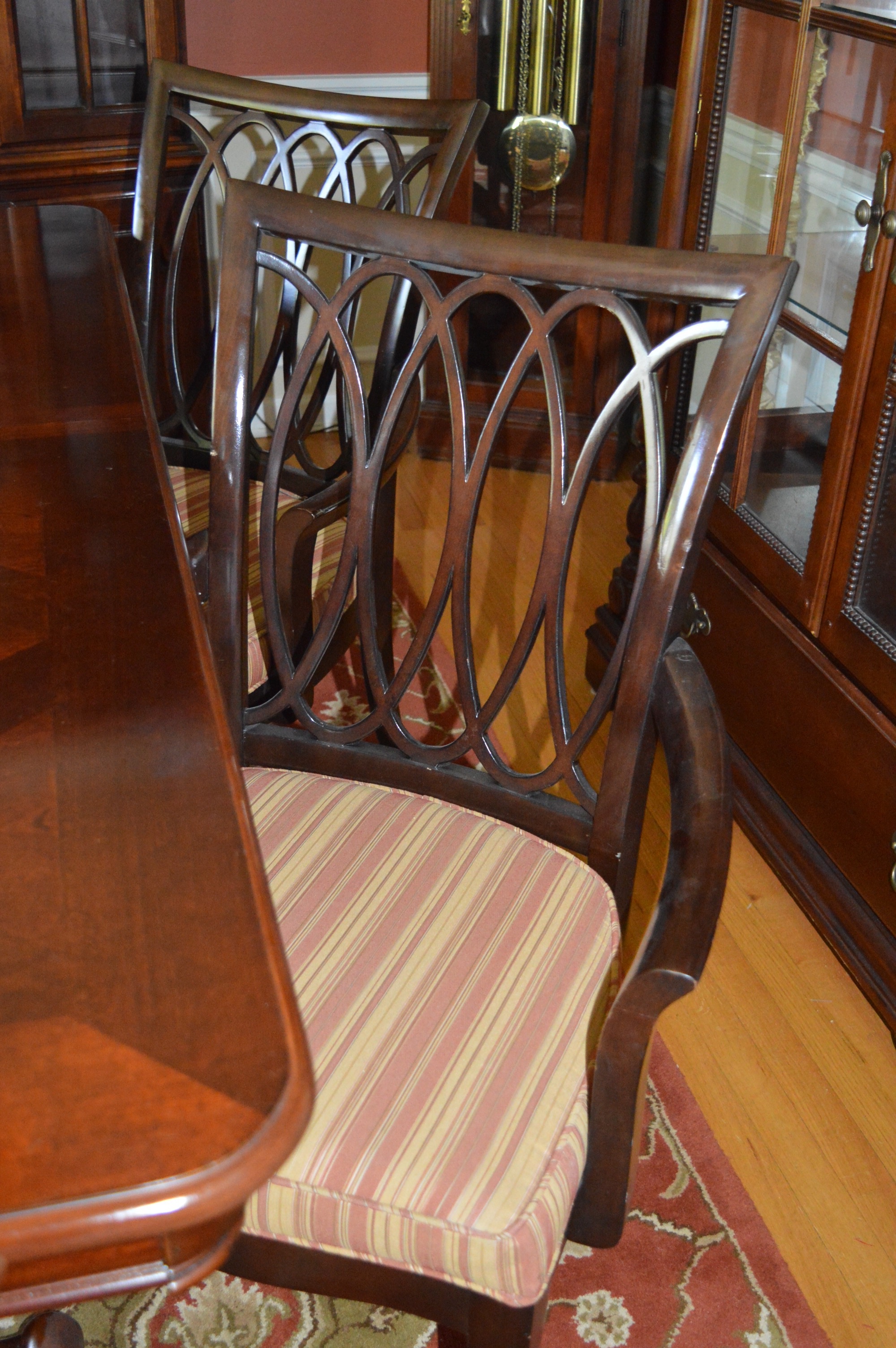 Dining Table and Eight Chairs