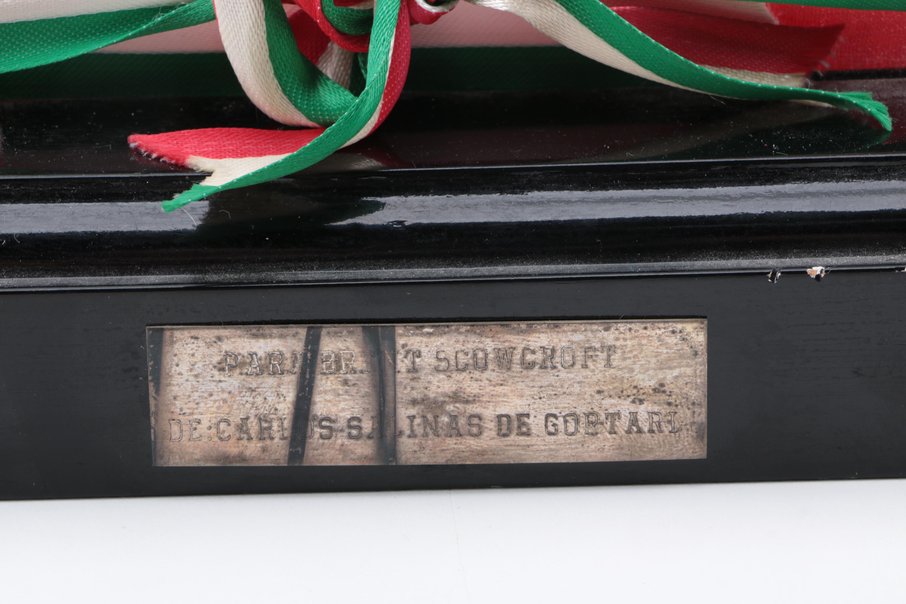 Vintage Sterling Silver Censer Gifted to Brent Snowcroft