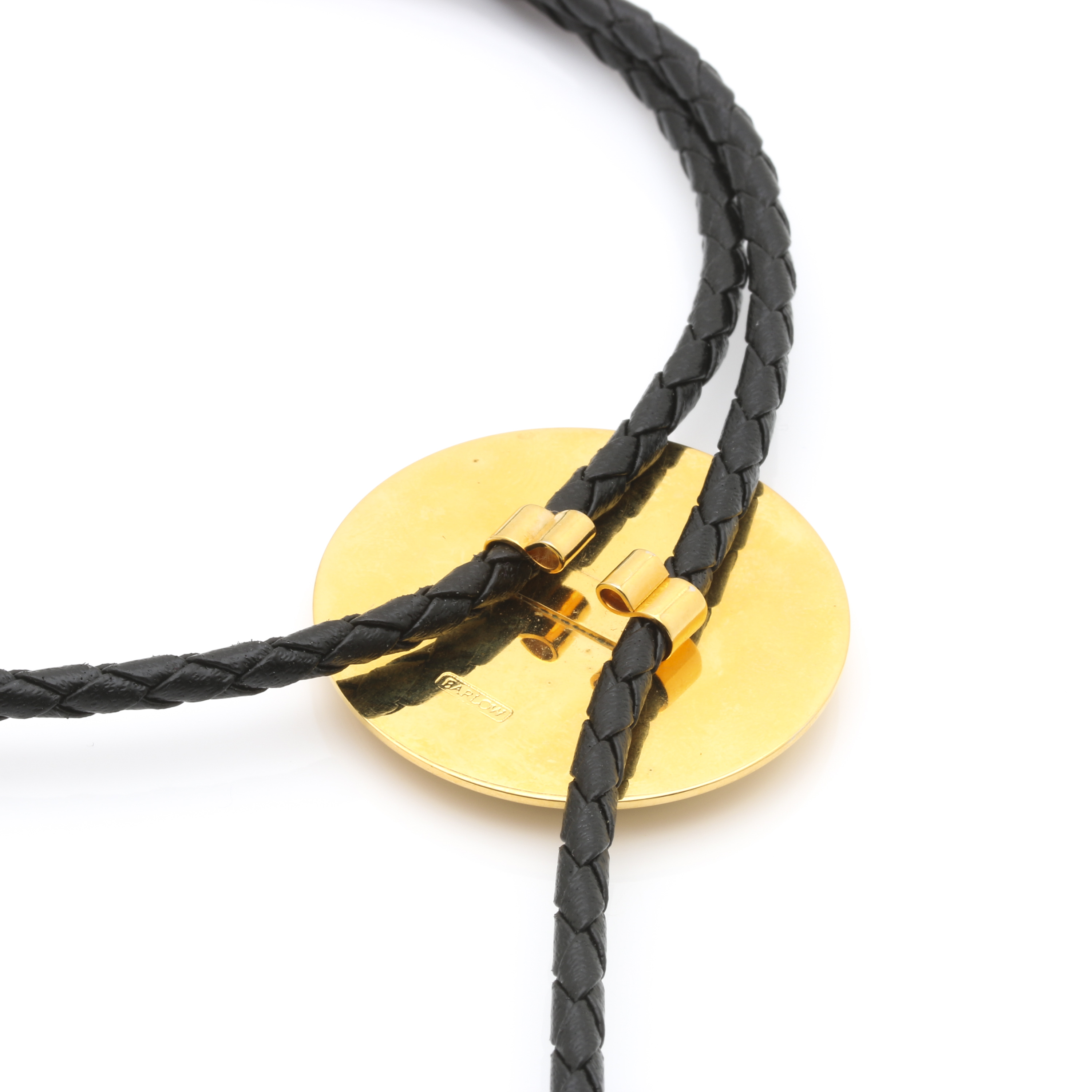 Native American Inspired Gemstone and Buffalo Motif Bolo Ties