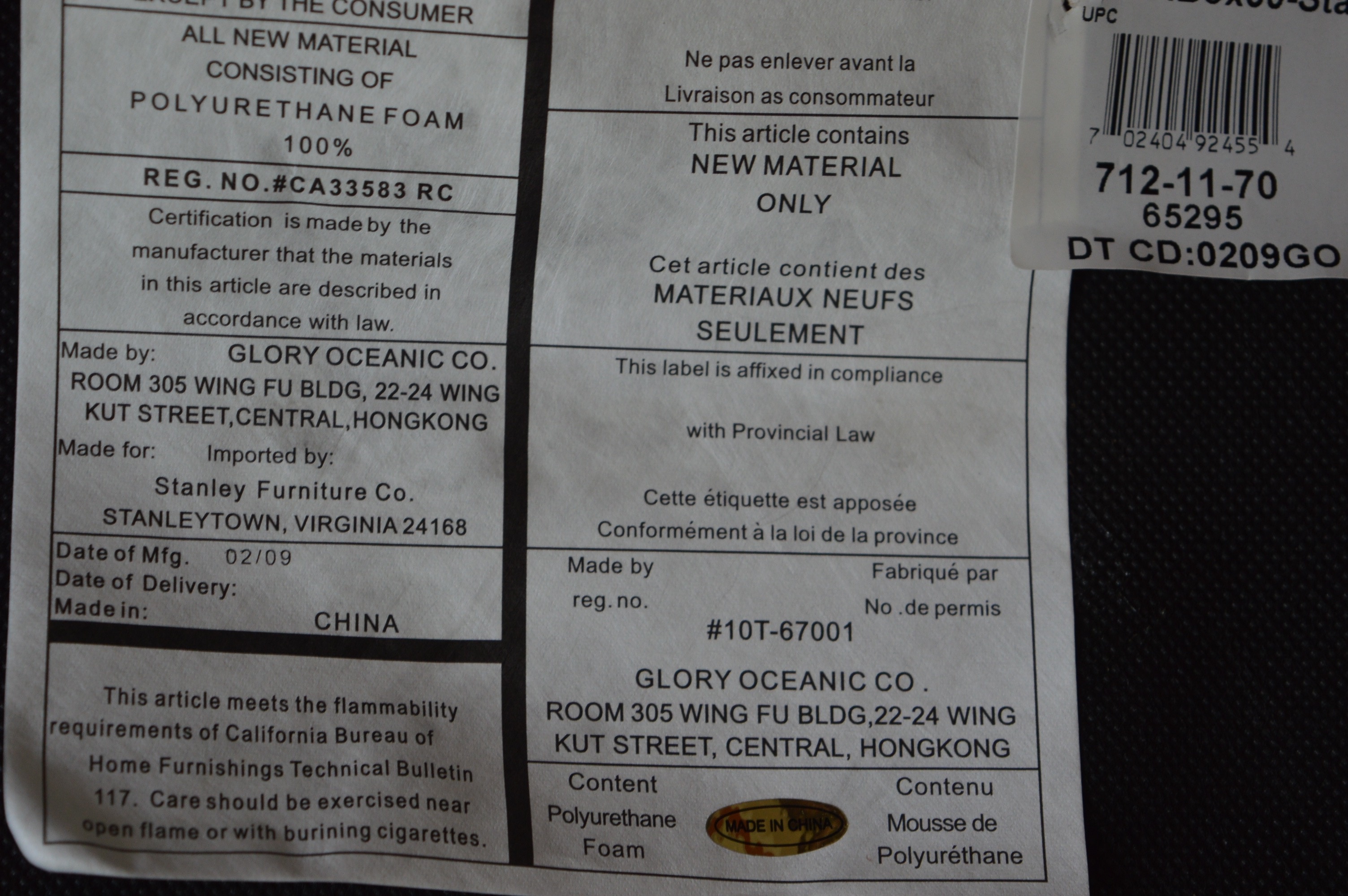 Dining Table and Eight Chairs