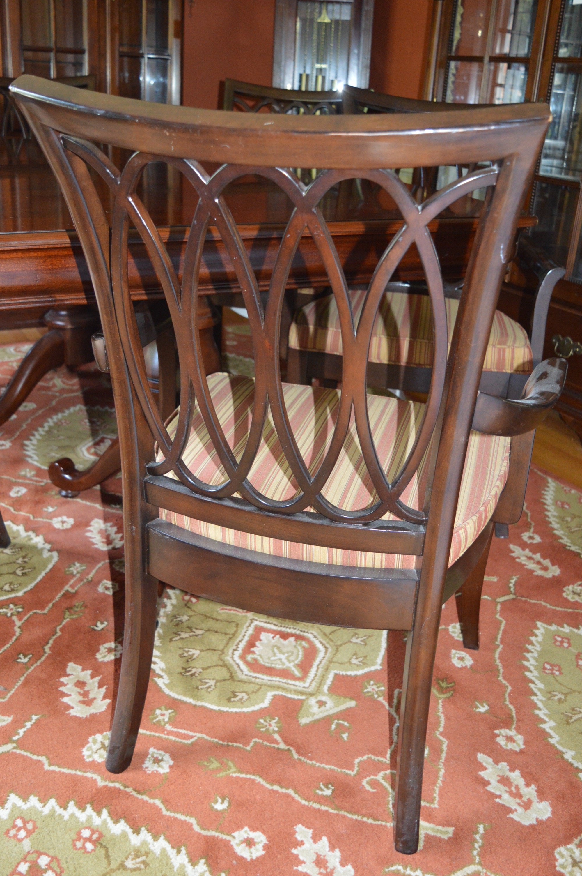 Dining Table and Eight Chairs