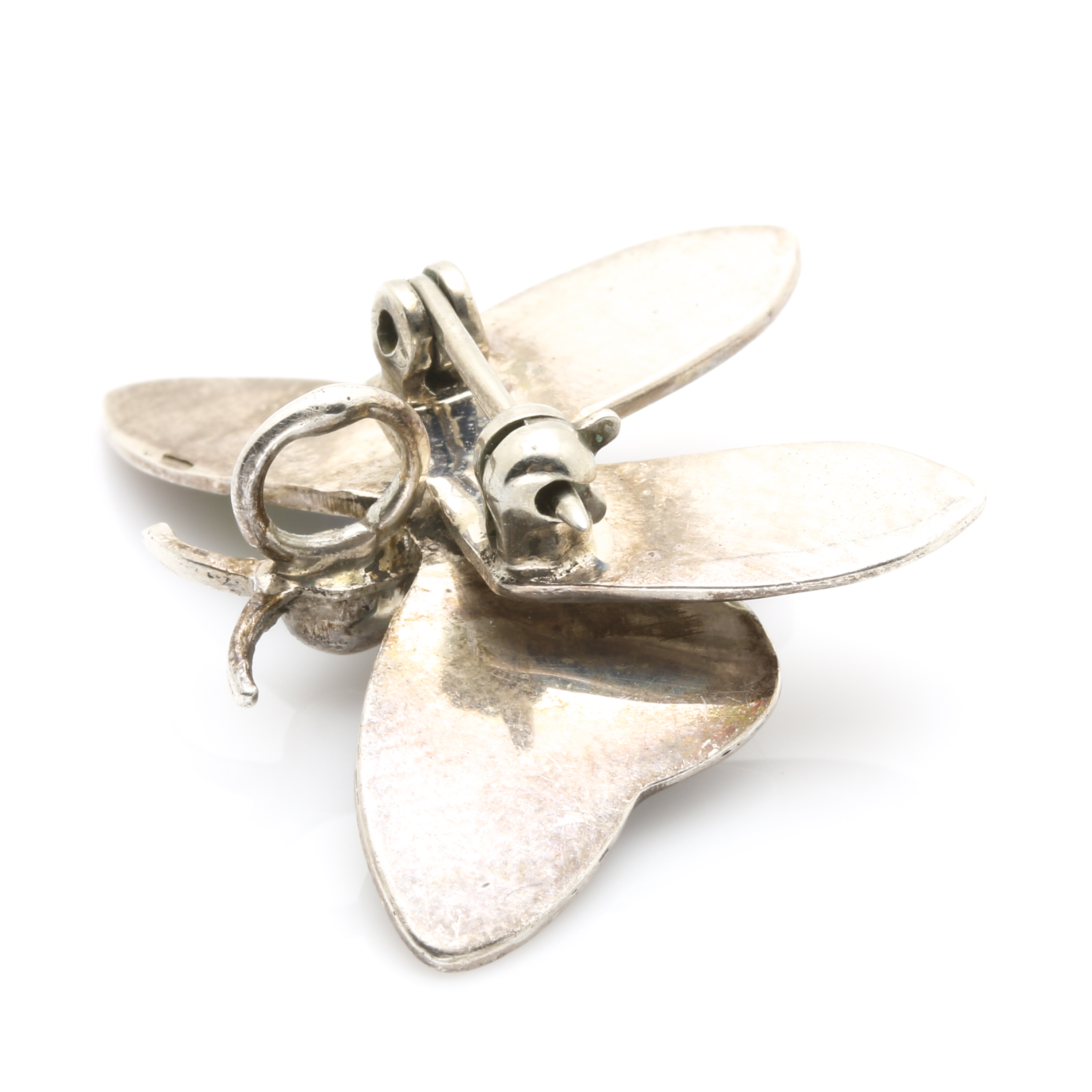 Native American Style Butterfly Jewelry Featuring Gemstone Inlay