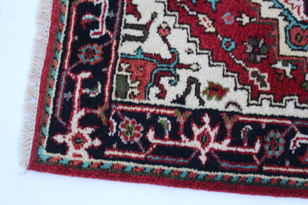 3' x 14' Hand-Knotted Indo-Persian Heriz Serapi Runner