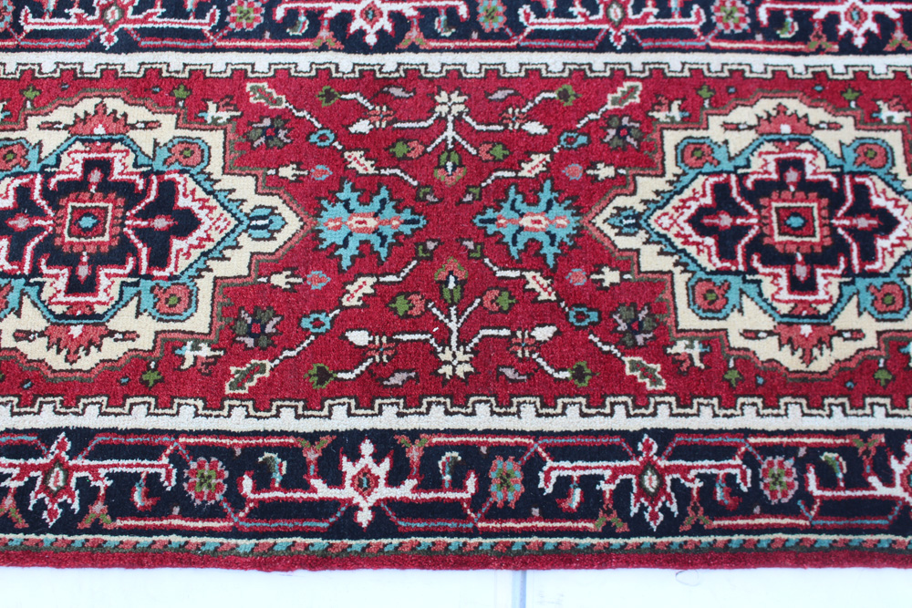 3' x 14' Hand-Knotted Indo-Persian Heriz Serapi Runner