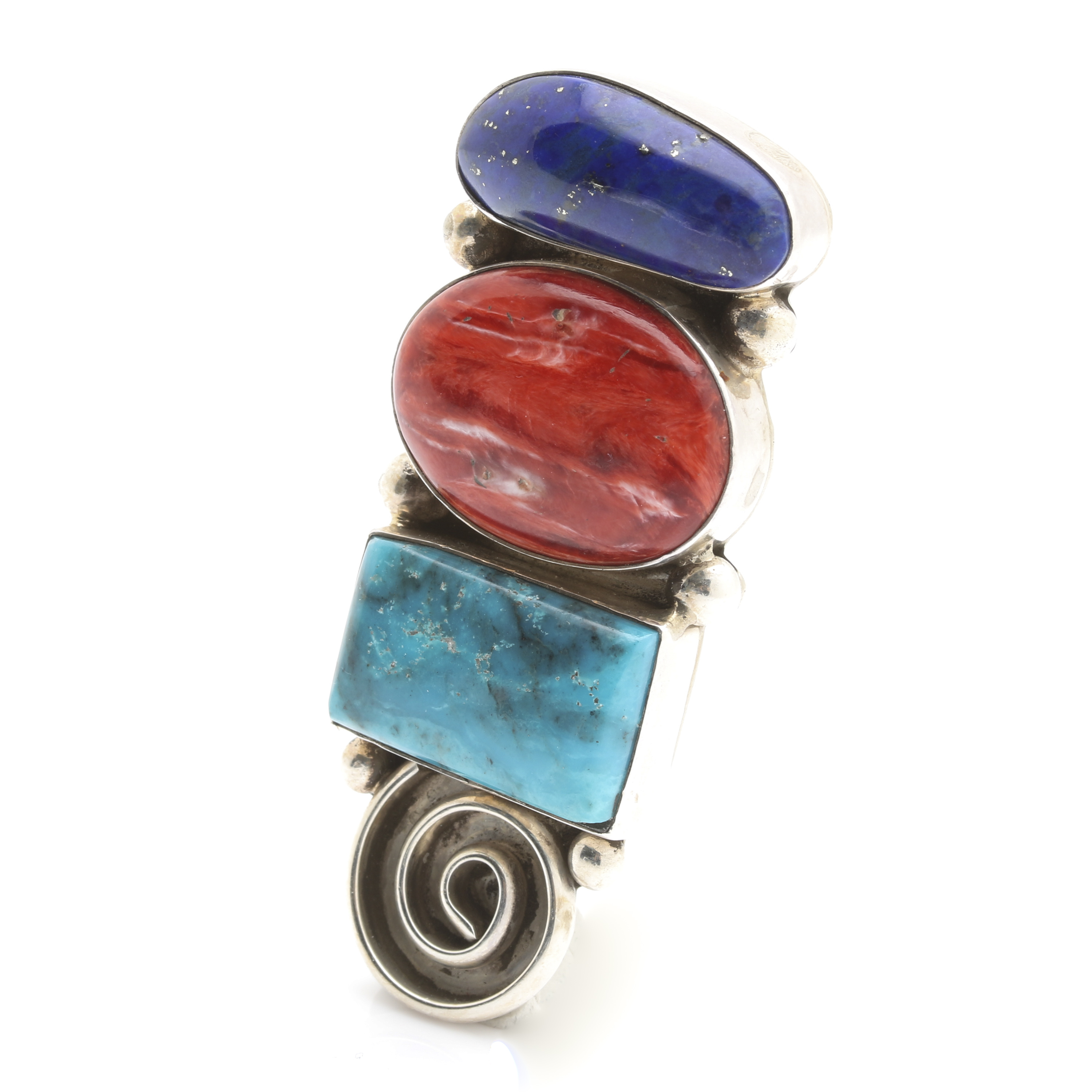Denna Platero Navajo Diné Sterling Silver Gemstone Cabochon Converter