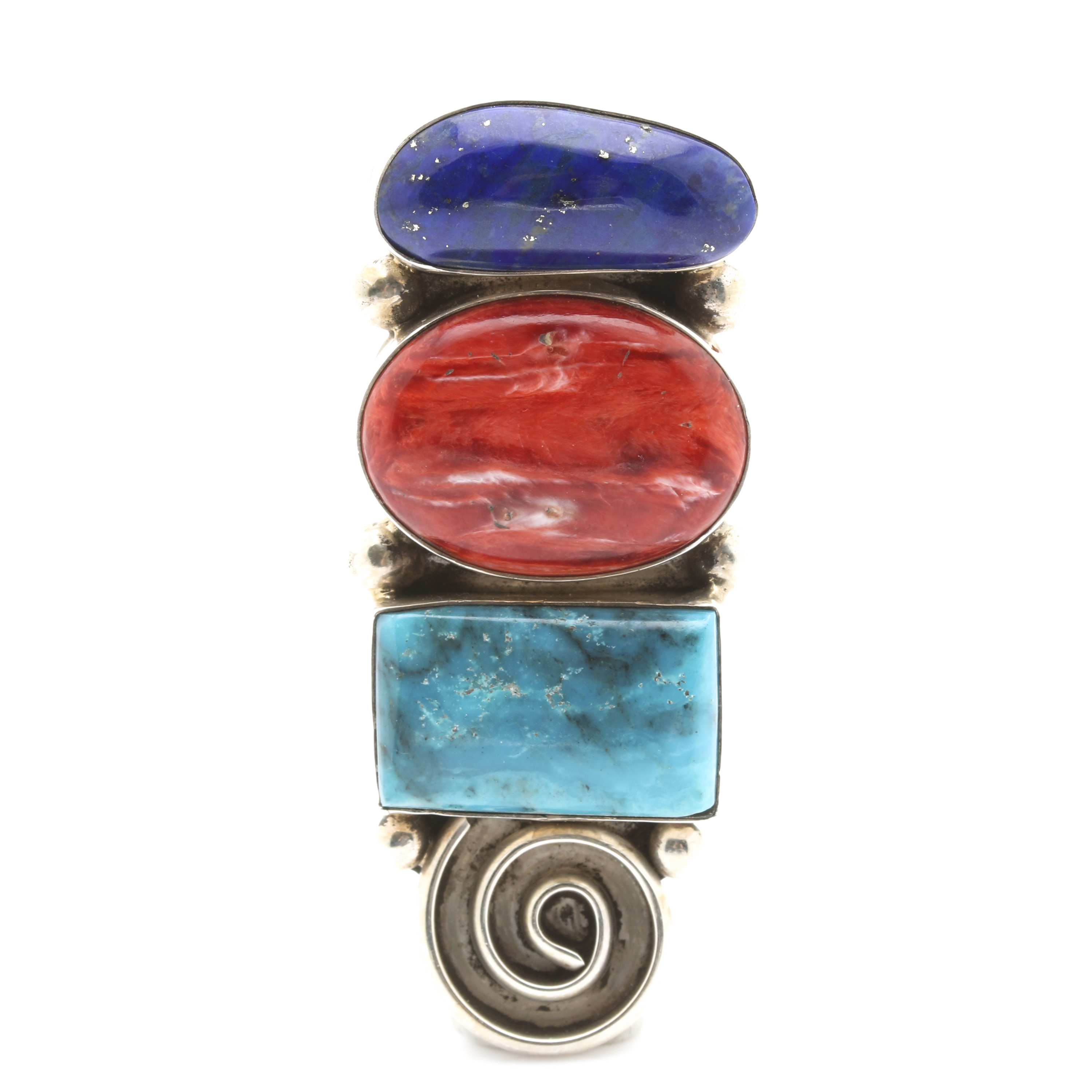 Denna Platero Navajo Diné Sterling Silver Gemstone Cabochon Converter
