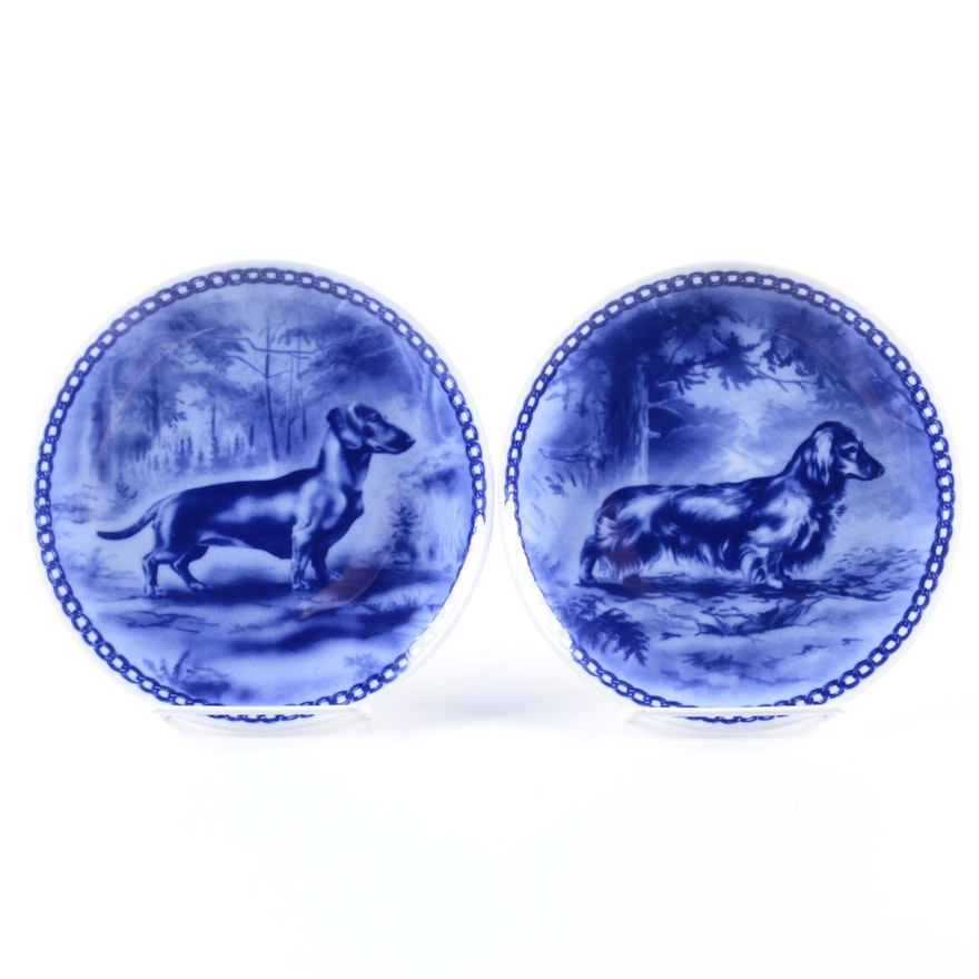 Tove Svendsen Blue Ceramic Decorative Plates