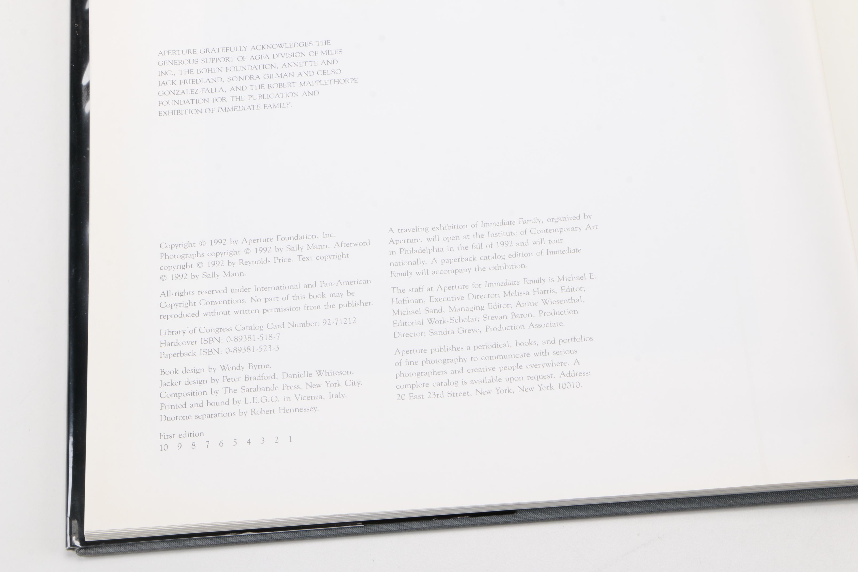 Sally Mann Photography Books