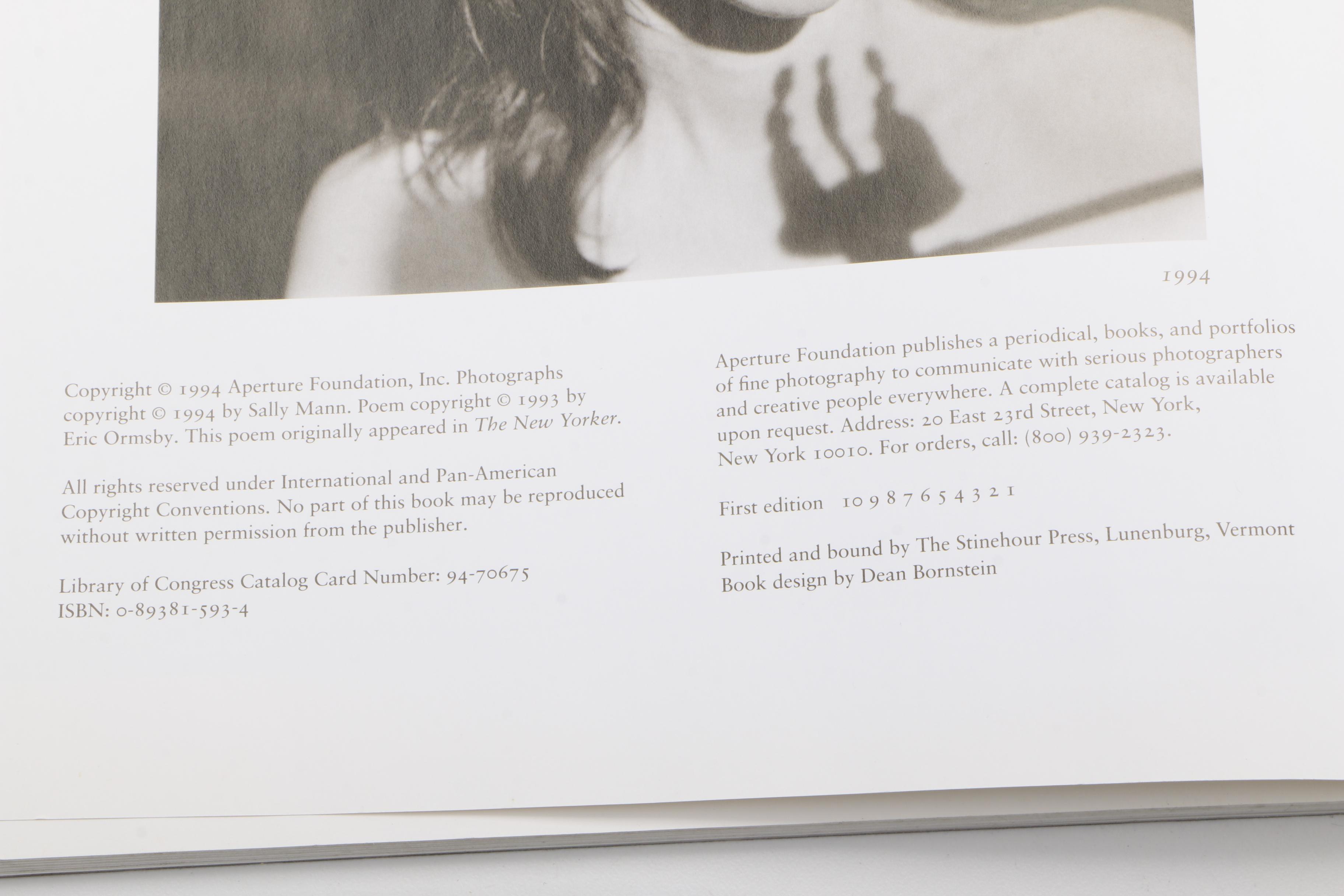 Sally Mann Photography Books