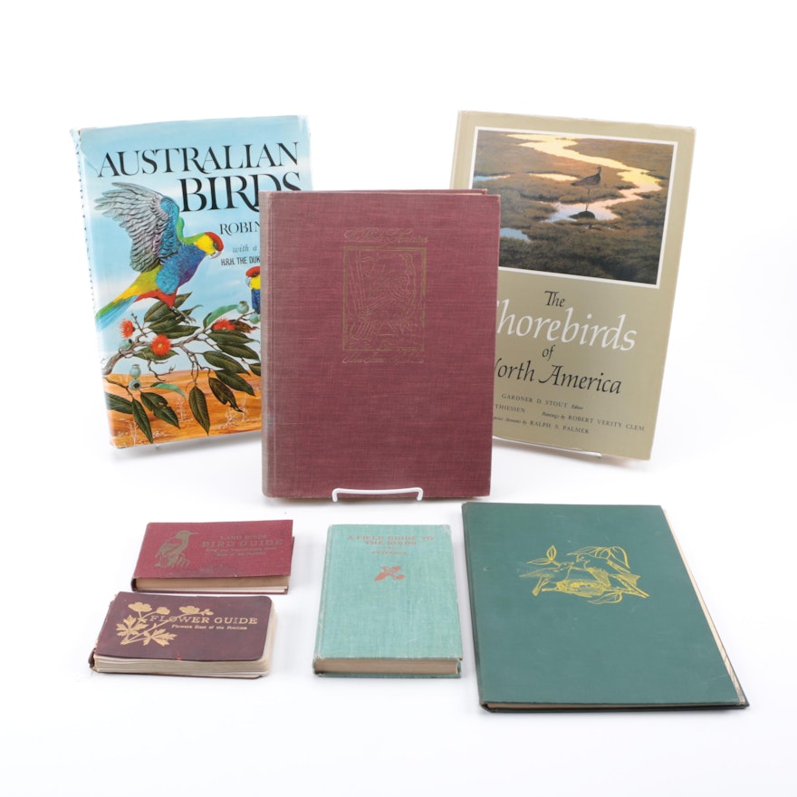 Collection of Books on Birds Including John James Audubon
