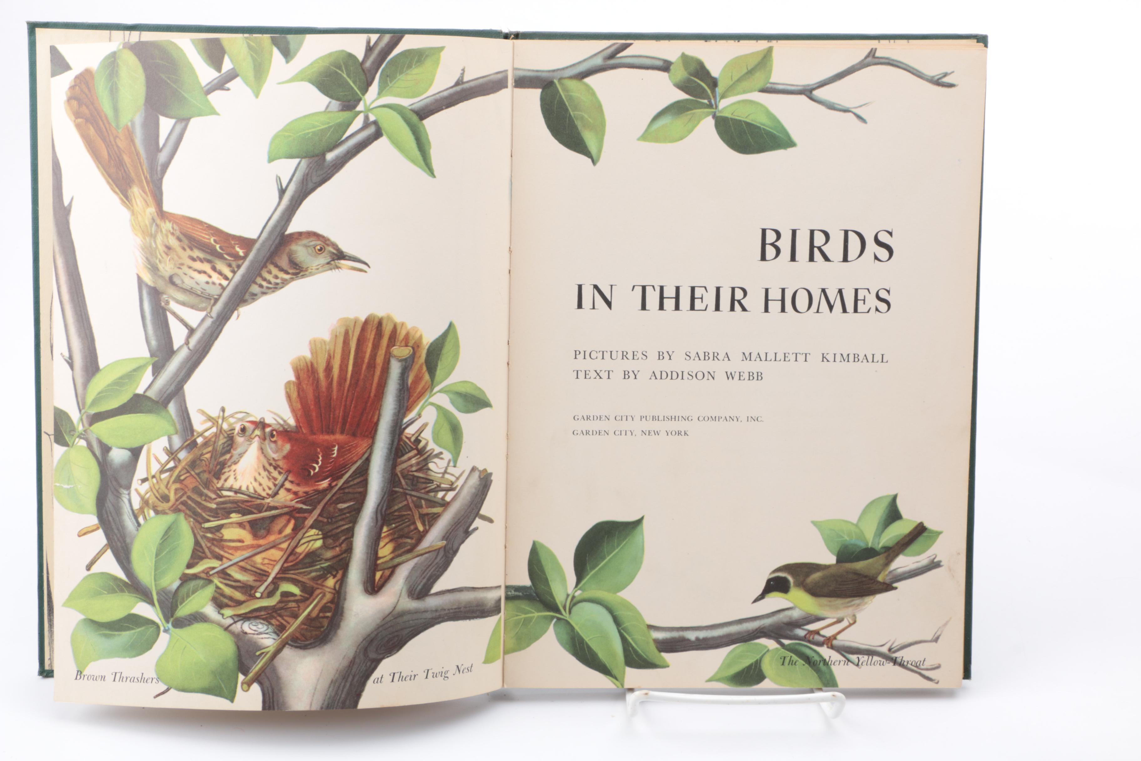 Collection of Books on Birds Including John James Audubon