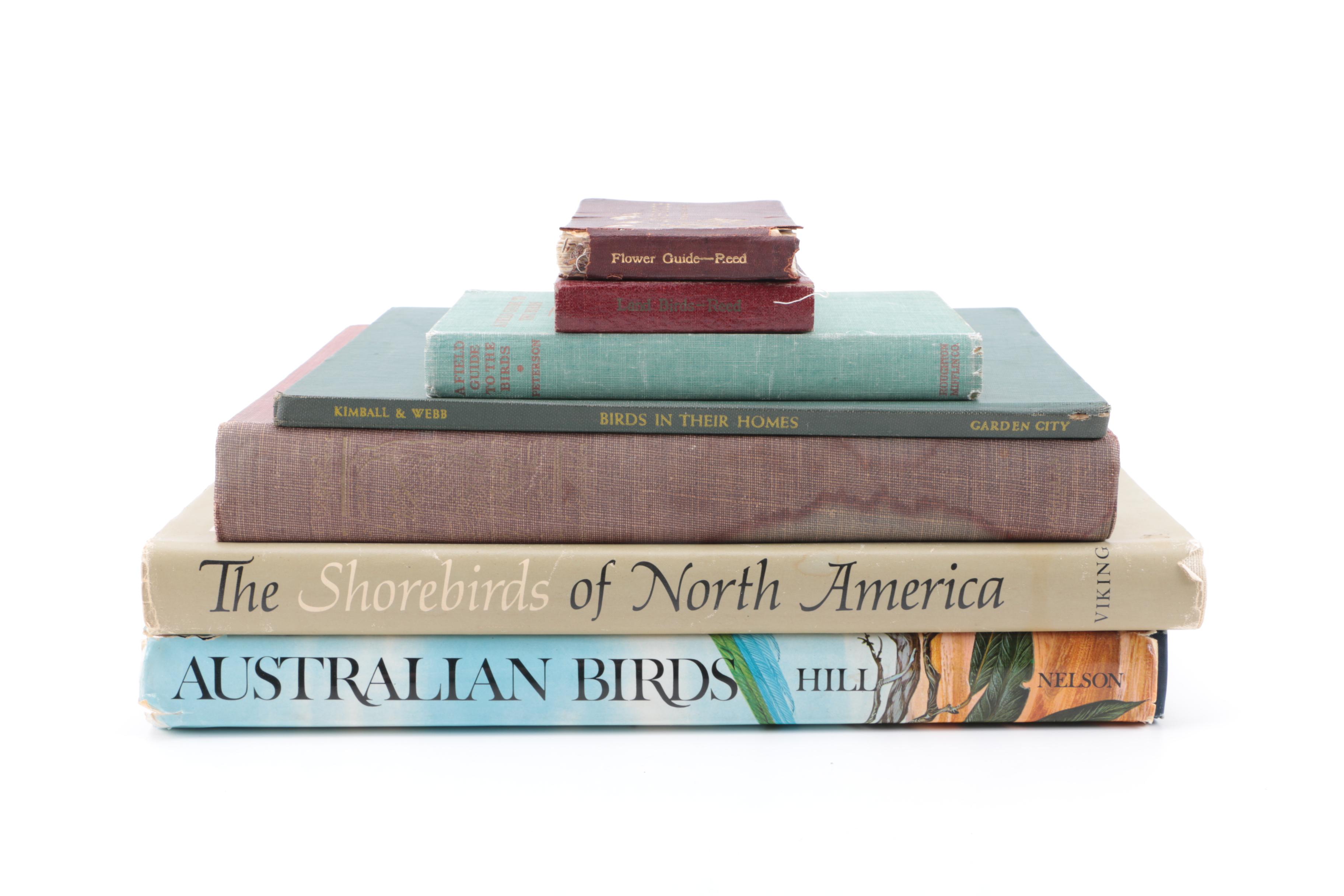 Collection of Books on Birds Including John James Audubon