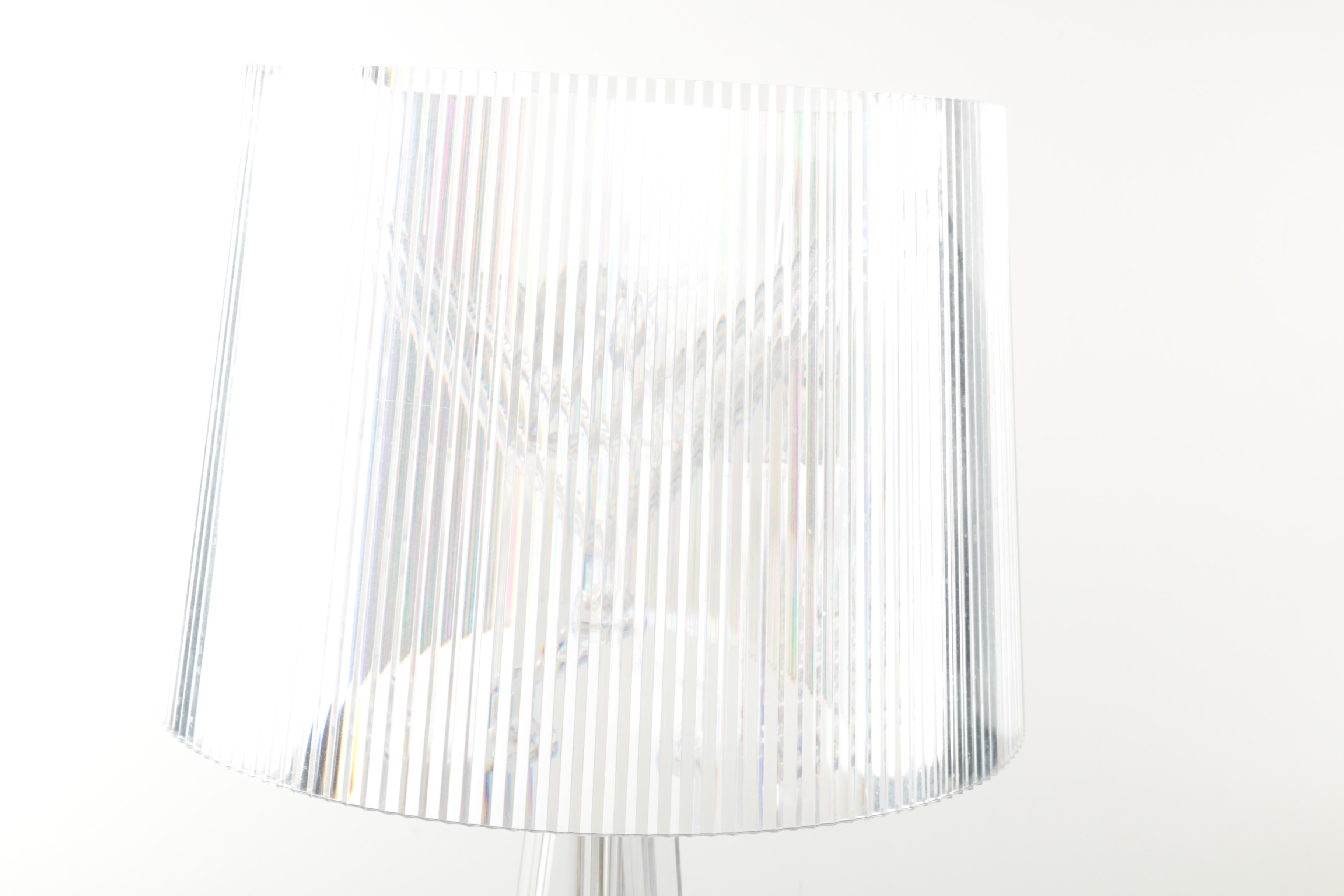Contemporary Kartell Clear Acrylic Table Lamp