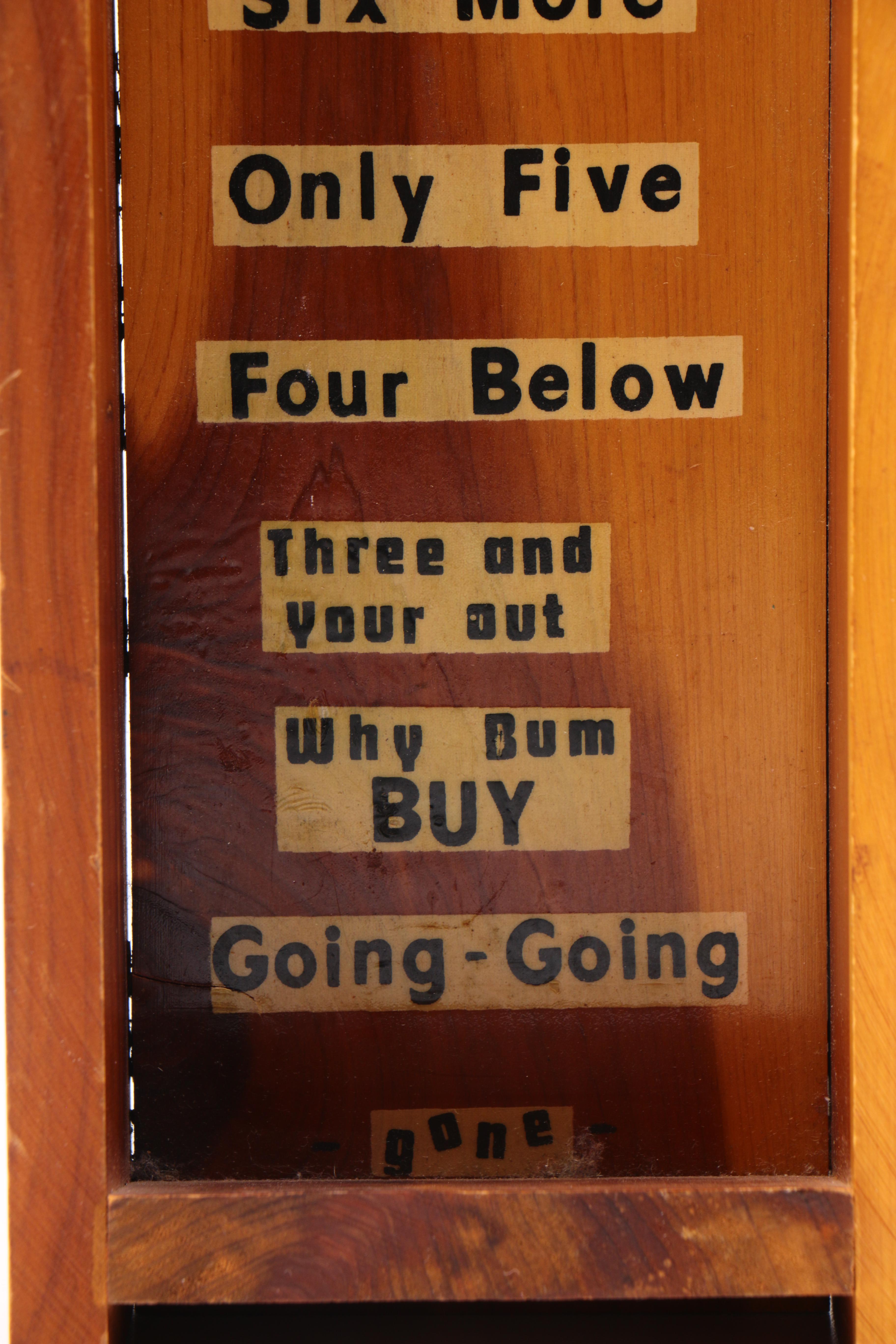 Vintage Cigarette Display Novelty Dispenser and Ash Receiver