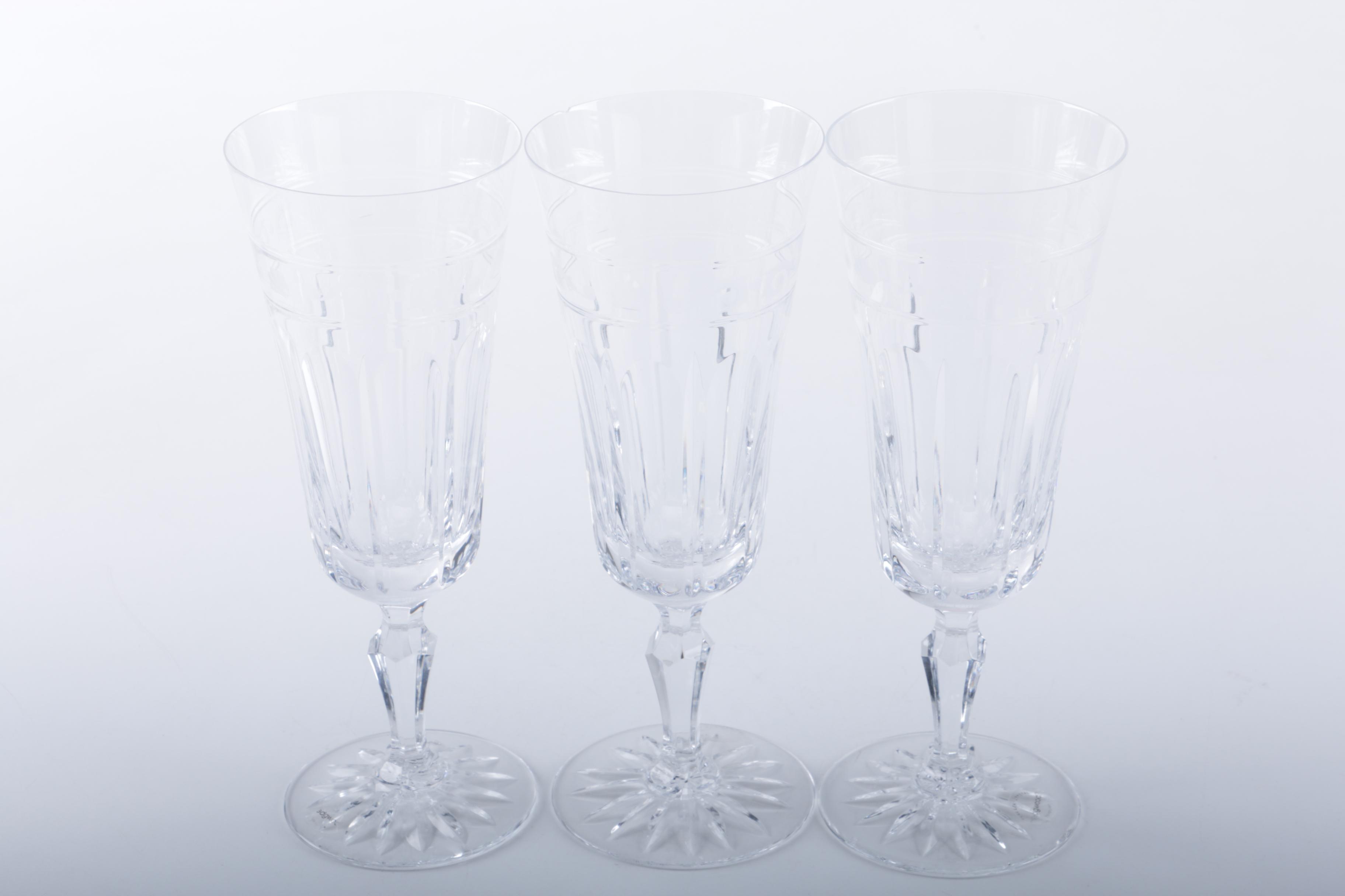Assorted Wedgwood Crystal Glasses